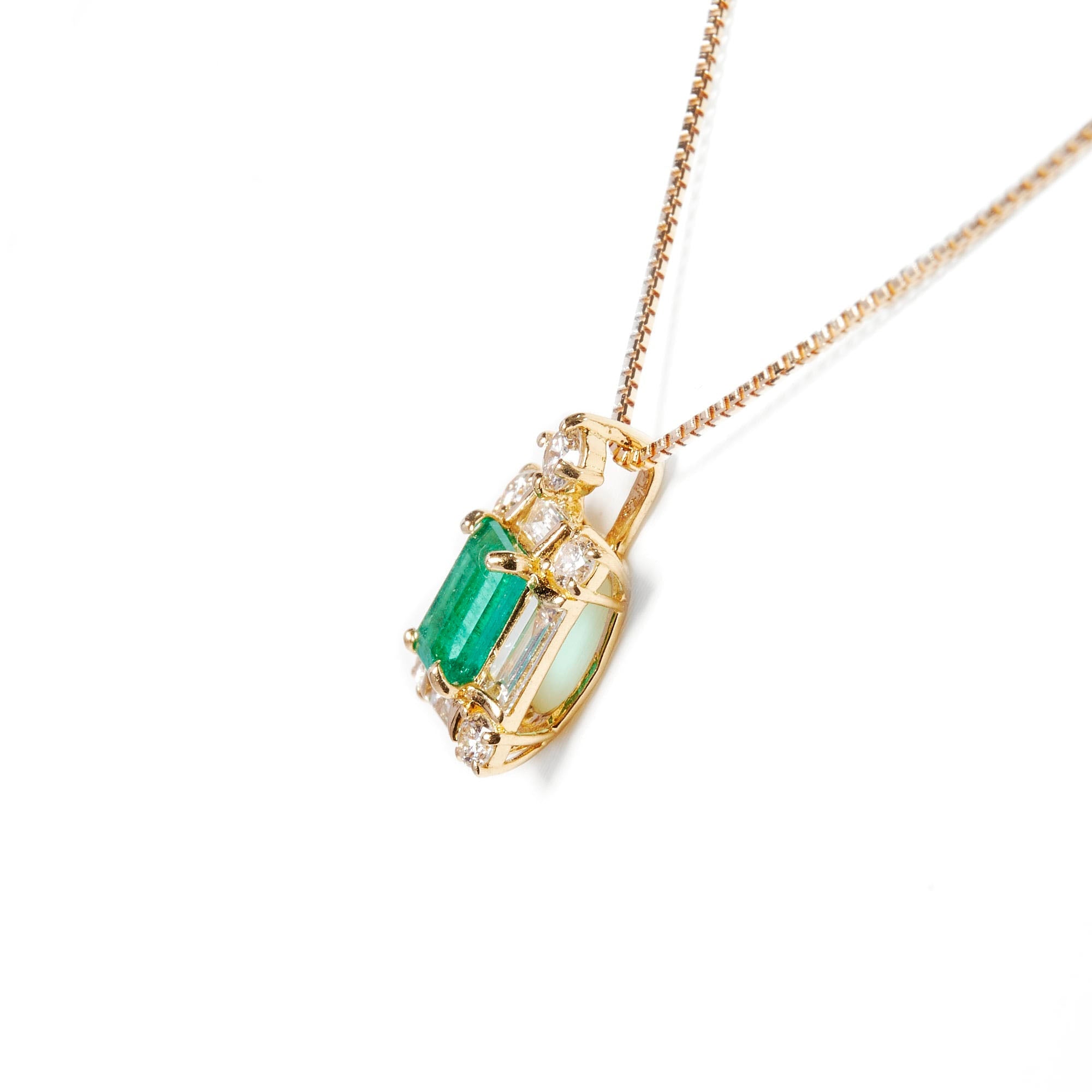 EMエメラルドゴールドネックレス #1｜A Jewelry Box 公式通販サイト