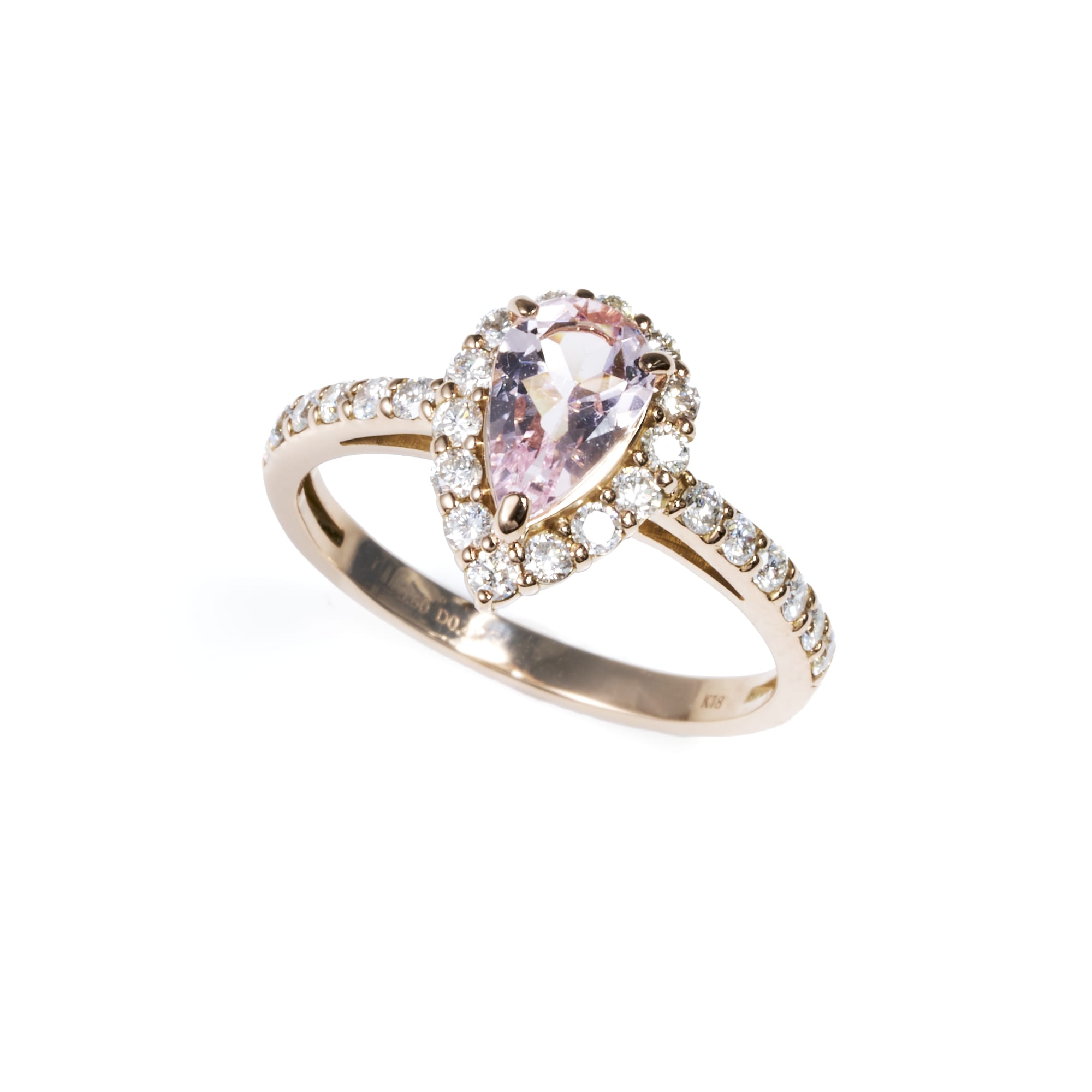桜の雫　ダイヤ取り巻き｜A Jewelry Box 公式通販サイト