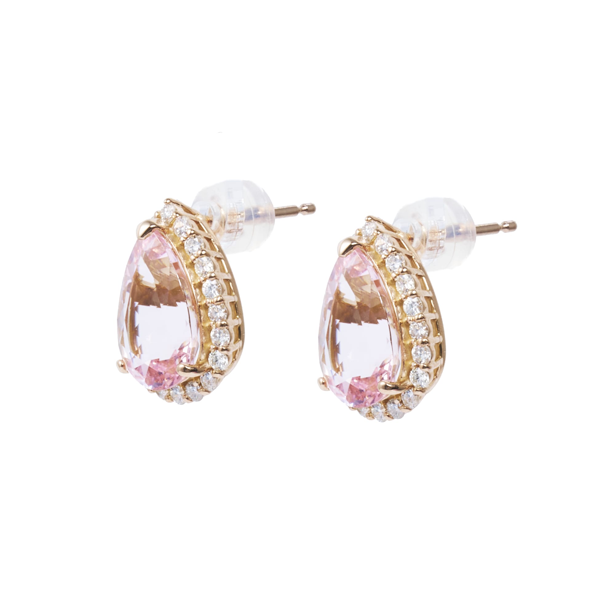 PSモルガナイトピアス　K18PG｜A Jewelry Box 公式通販サイト