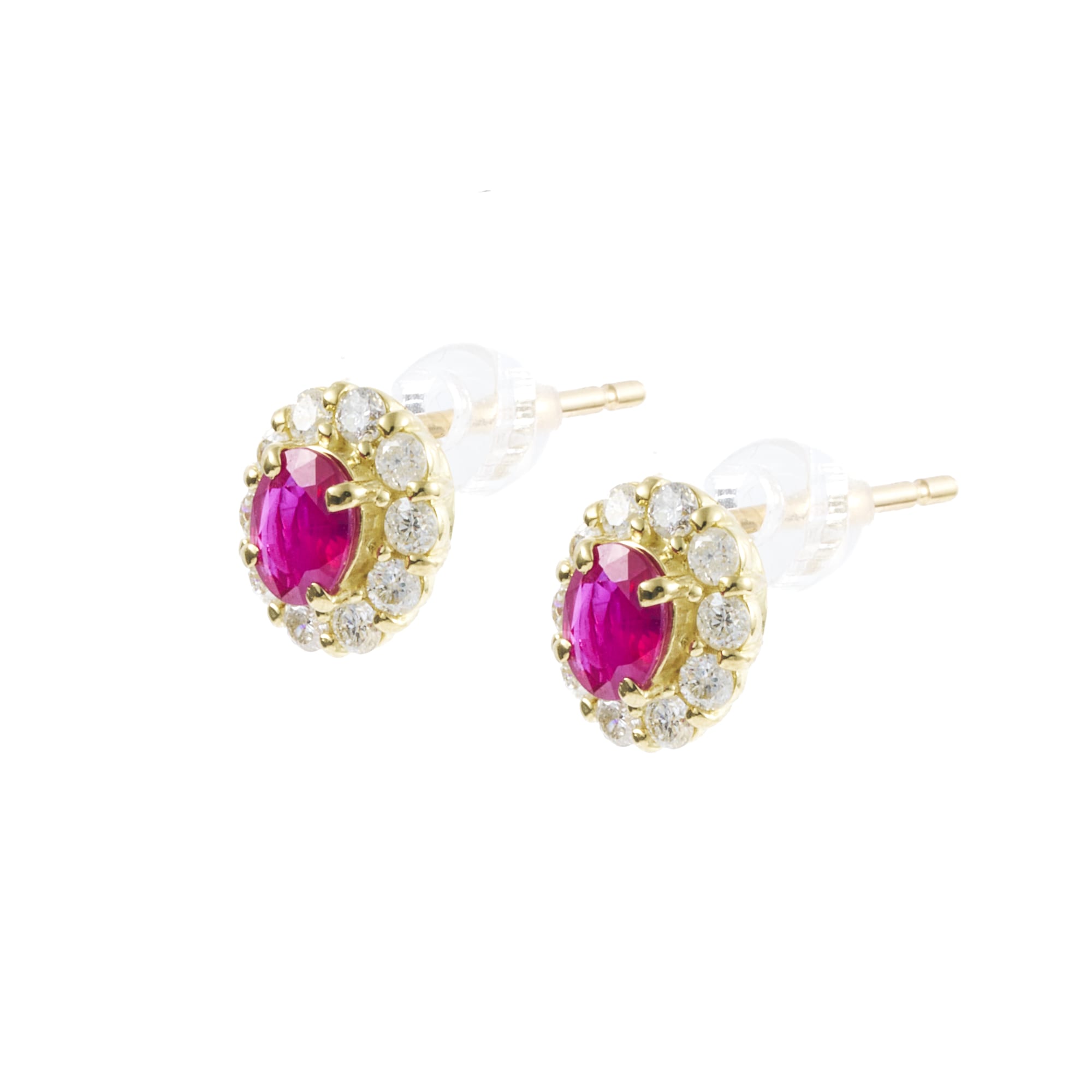 OV　ルビーピアス　K18YG｜A Jewelry Box 公式通販サイト