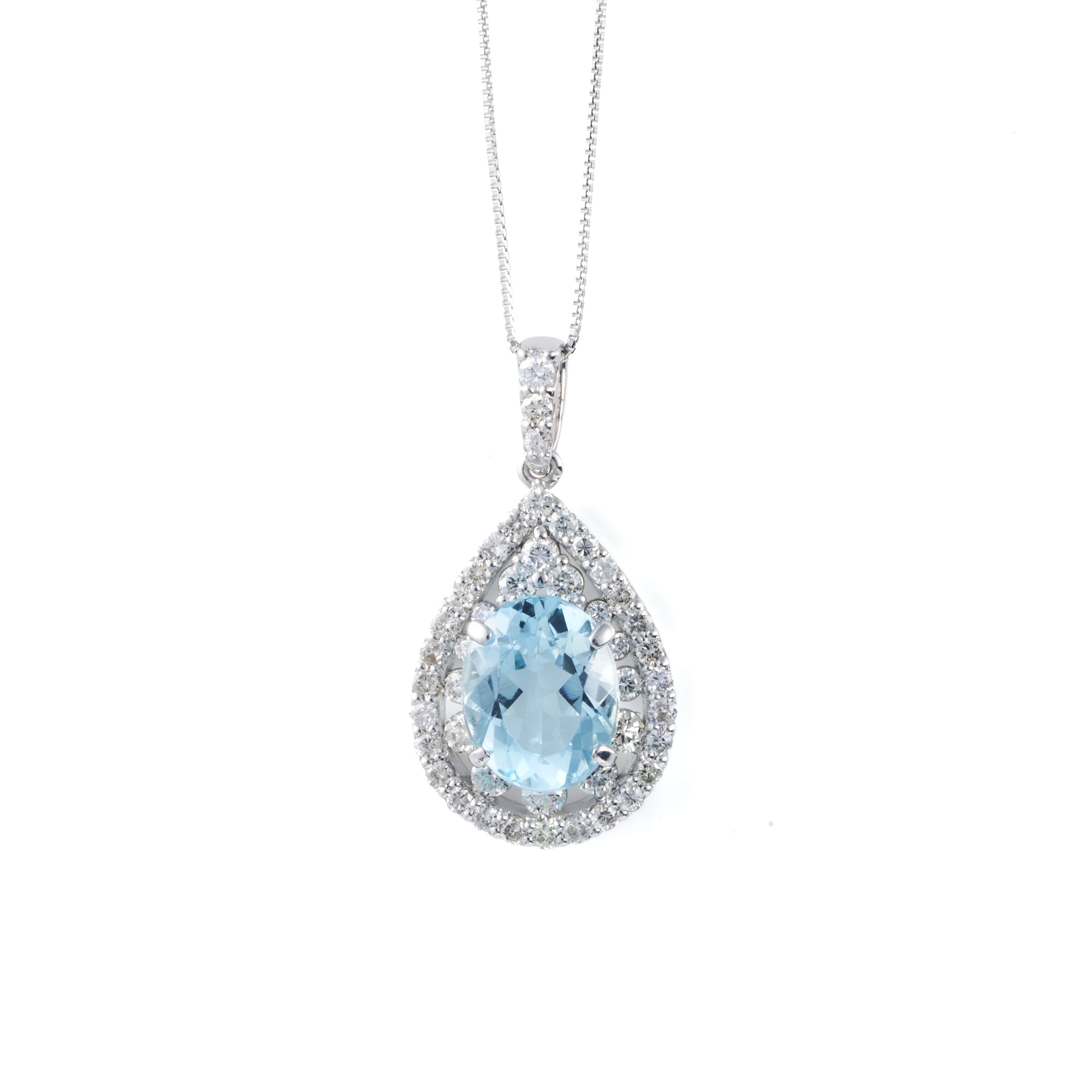 PS　アクアマリンネックレス　PT900｜A Jewelry Box 公式通販サイト