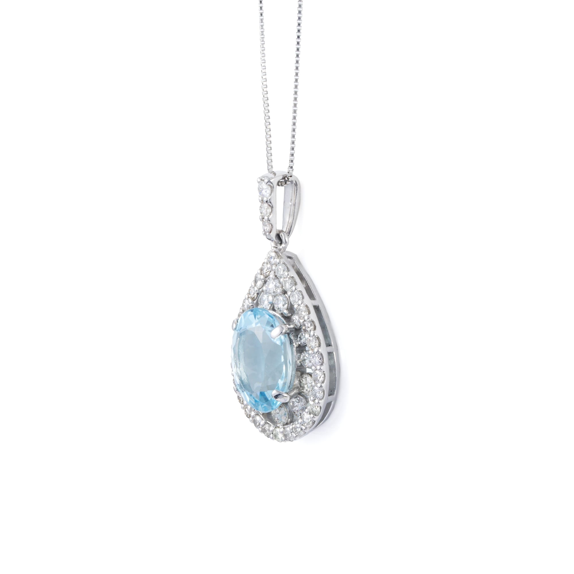 PS　アクアマリンネックレス　PT900｜A Jewelry Box 公式通販サイト