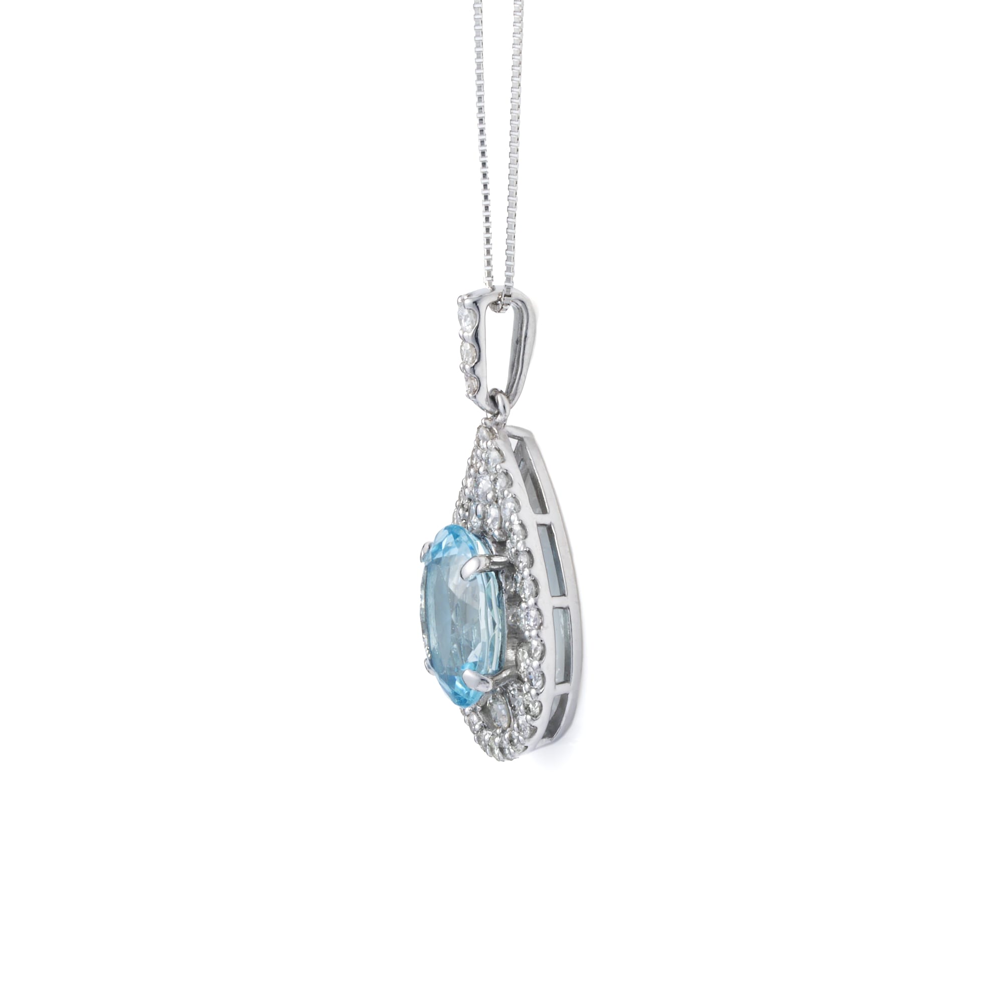 PS　アクアマリンネックレス　PT900｜A Jewelry Box 公式通販サイト