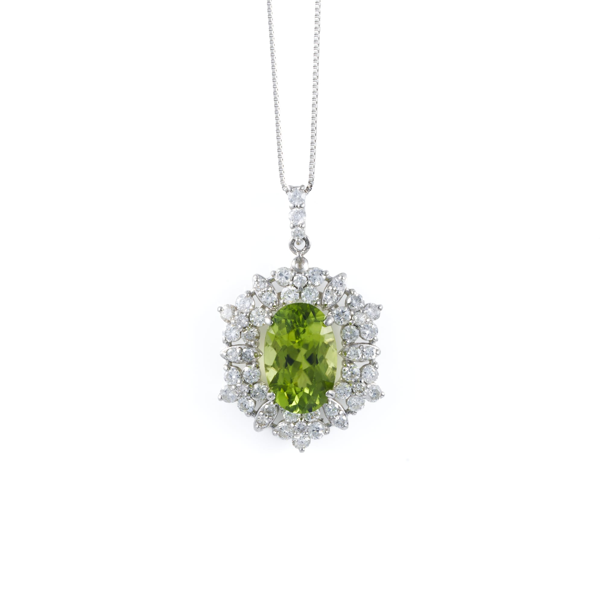 OV　ペリドットネックレス　PT900｜A Jewelry Box 公式通販サイト