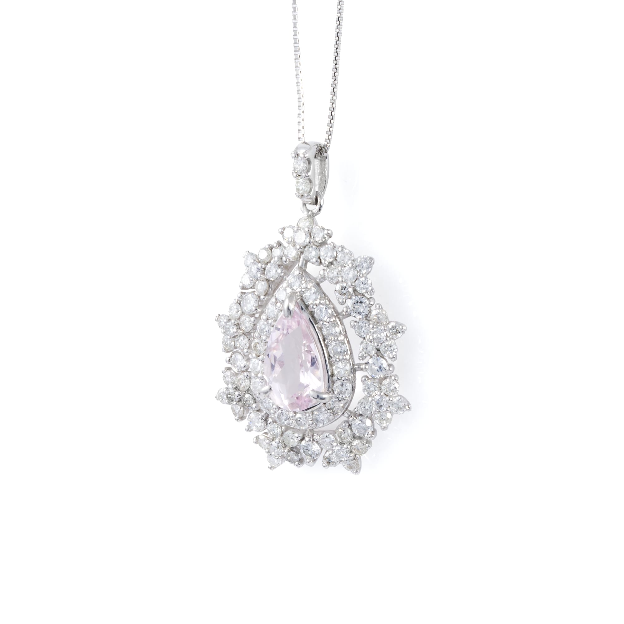 PS　モルガナイトネックレス　PT900｜A Jewelry Box 公式通販サイト