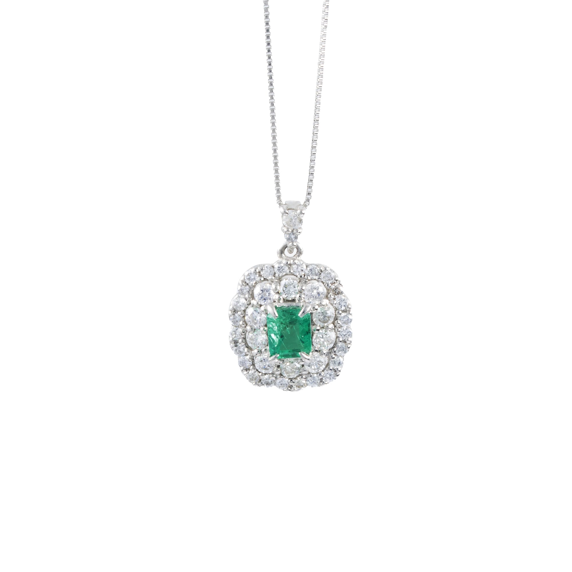 BK　エメラルドネックレス　PT900｜A Jewelry Box 公式通販サイト
