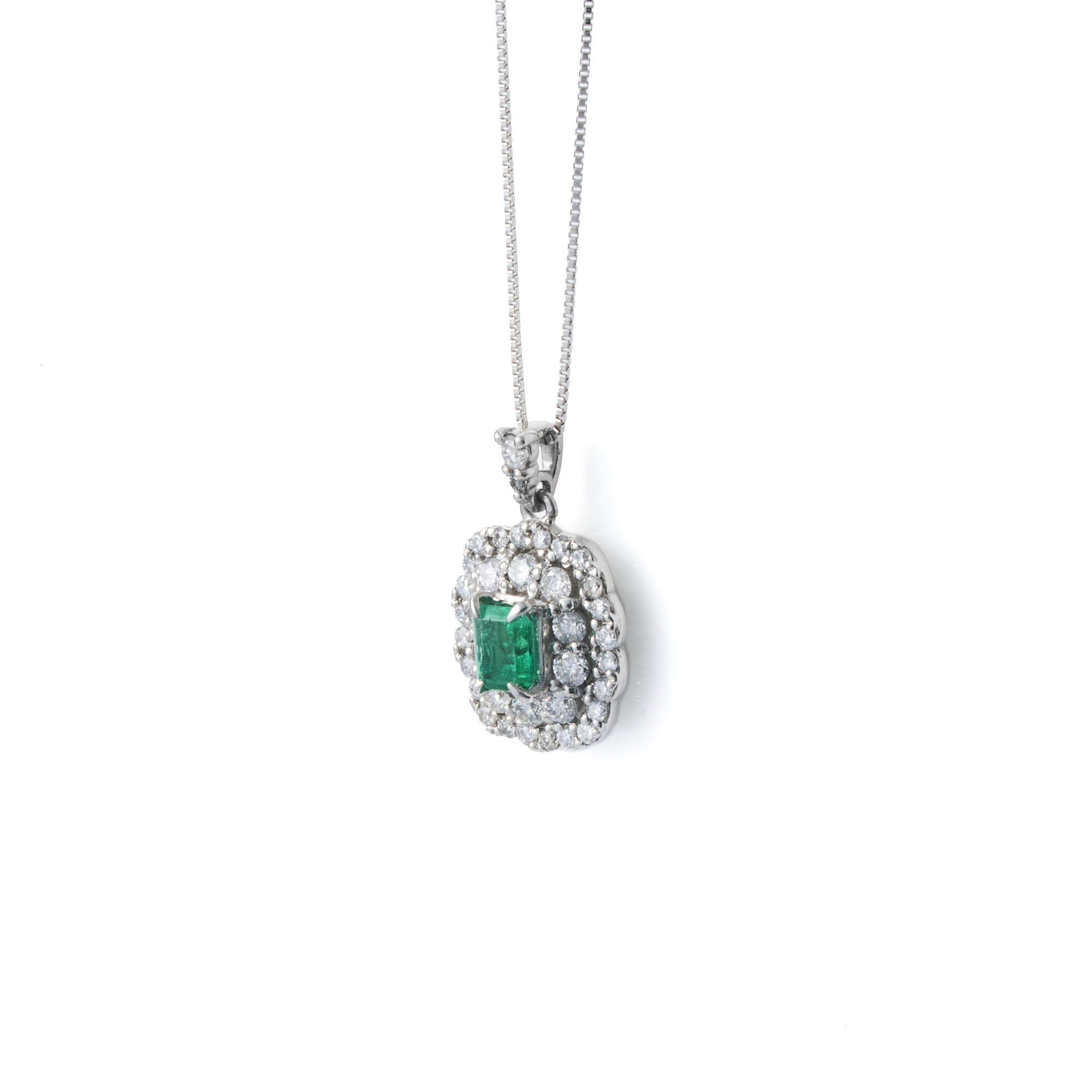 BK　エメラルドネックレス　PT900｜A Jewelry Box 公式通販サイト
