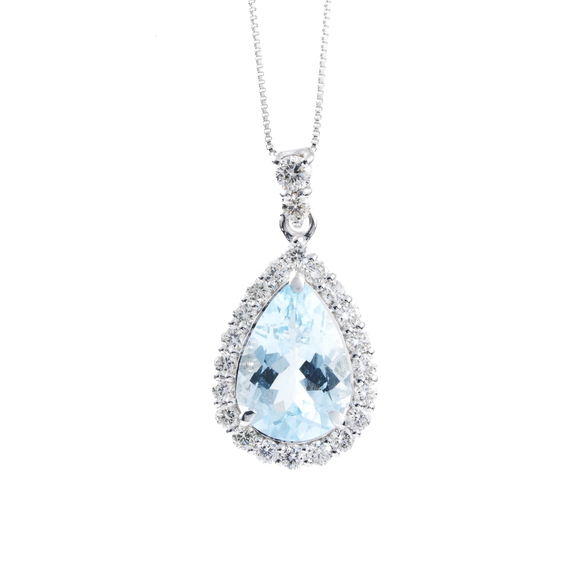 PS　アクアマリンネックレス　PT900｜A Jewelry Box 公式通販サイト