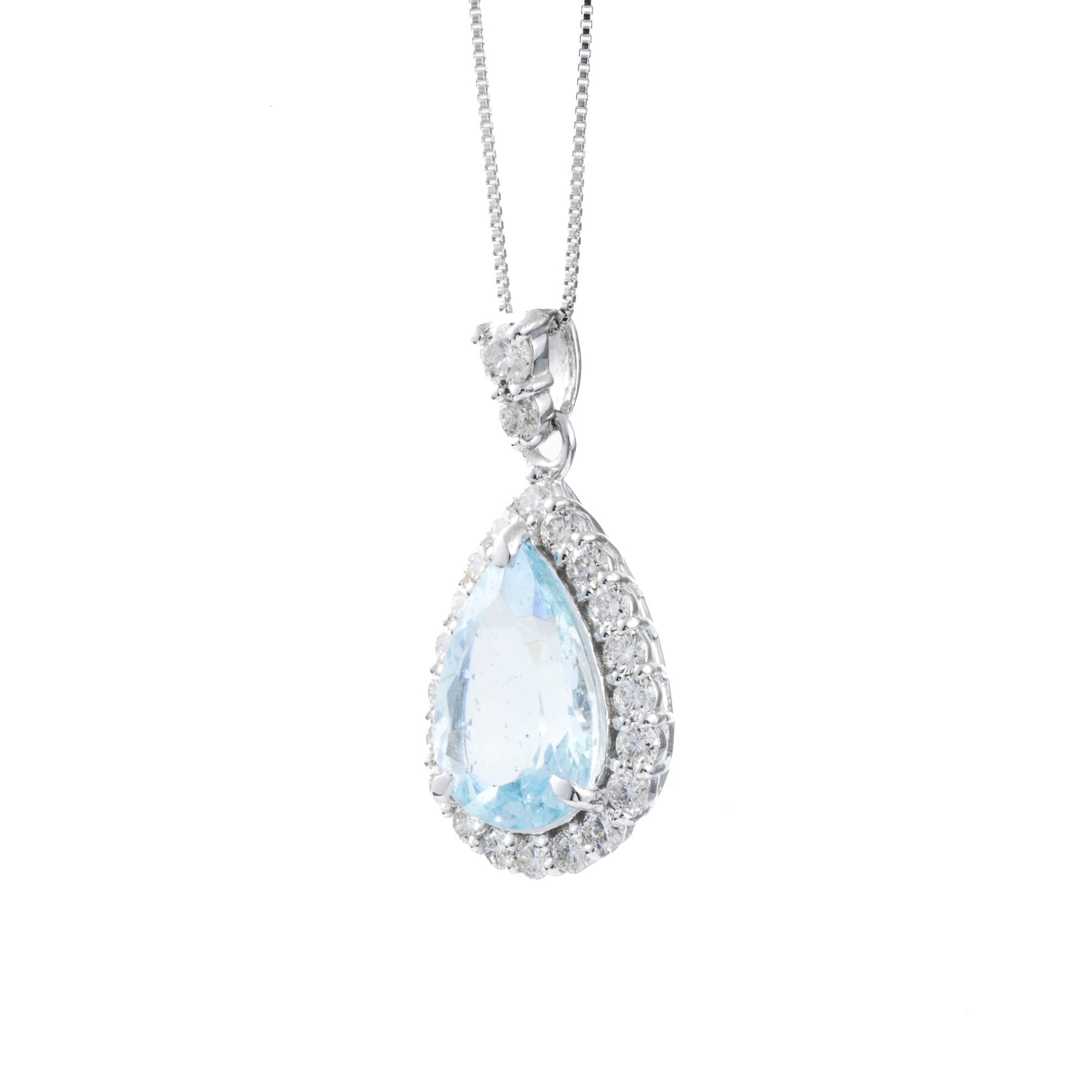 PS　アクアマリンネックレス　PT900｜A Jewelry Box 公式通販サイト