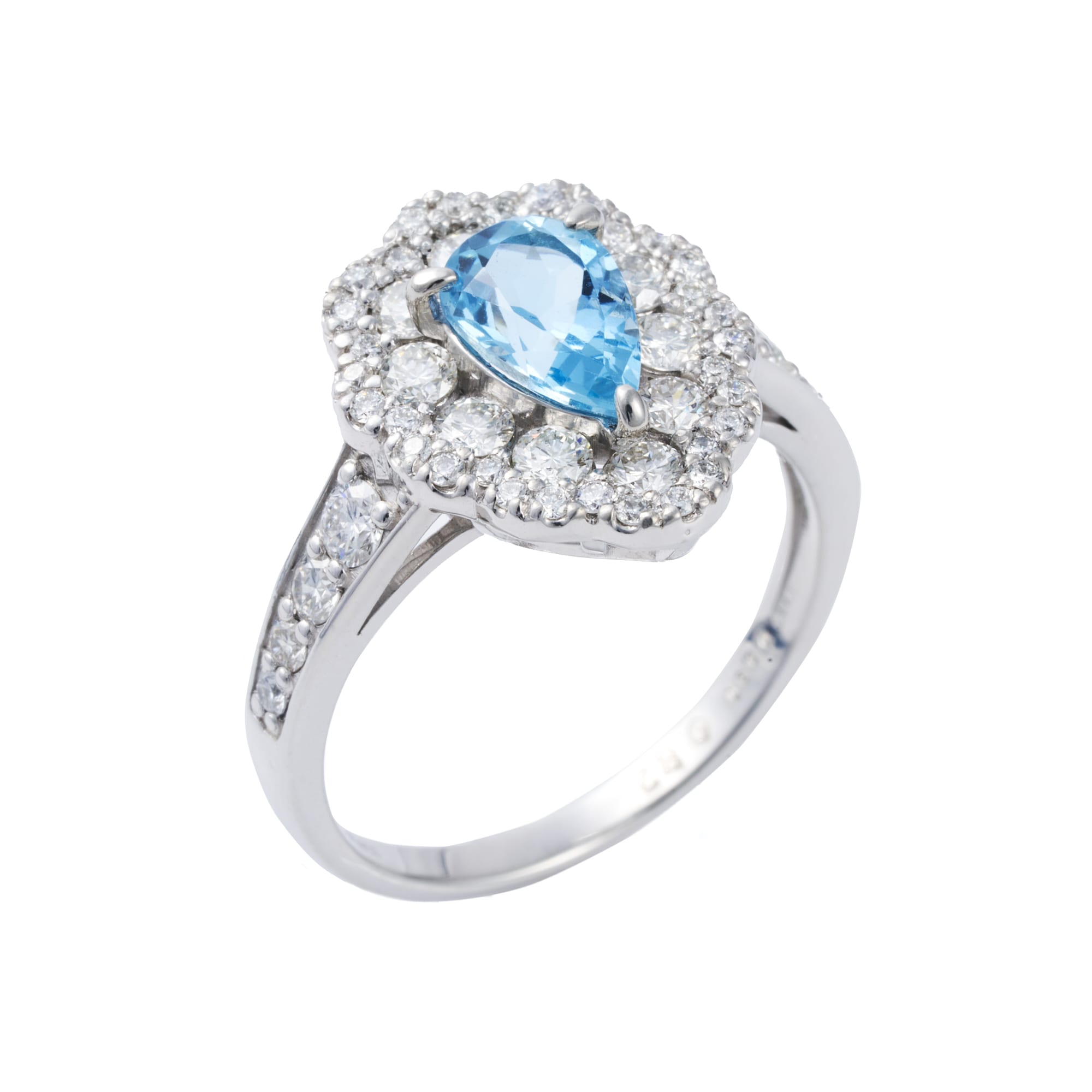 PS　アクアマリンリング　PT900｜A Jewelry Box 公式通販サイト
