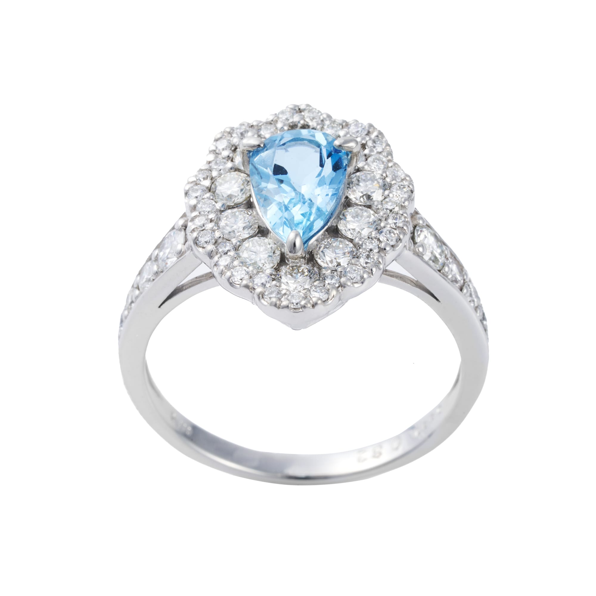 PS　アクアマリンリング　PT900｜A Jewelry Box 公式通販サイト