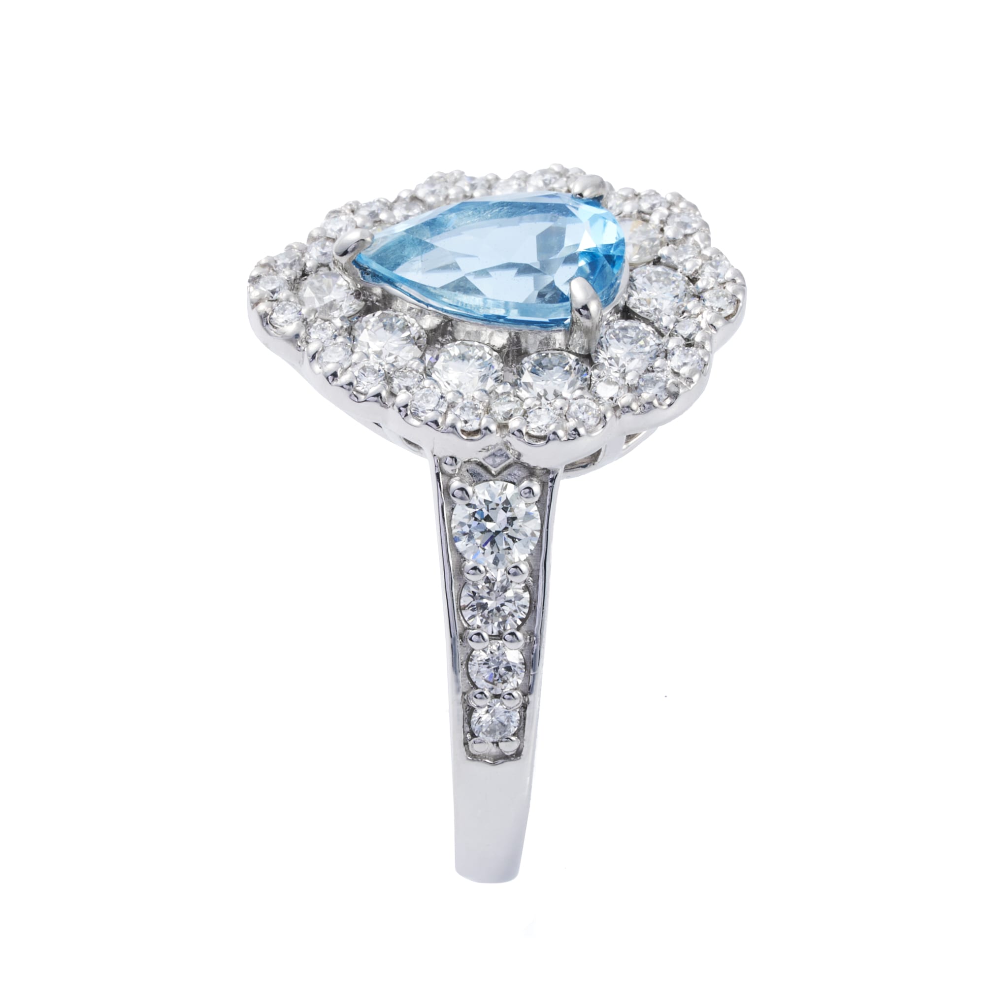 PS　アクアマリンリング　PT900｜A Jewelry Box 公式通販サイト