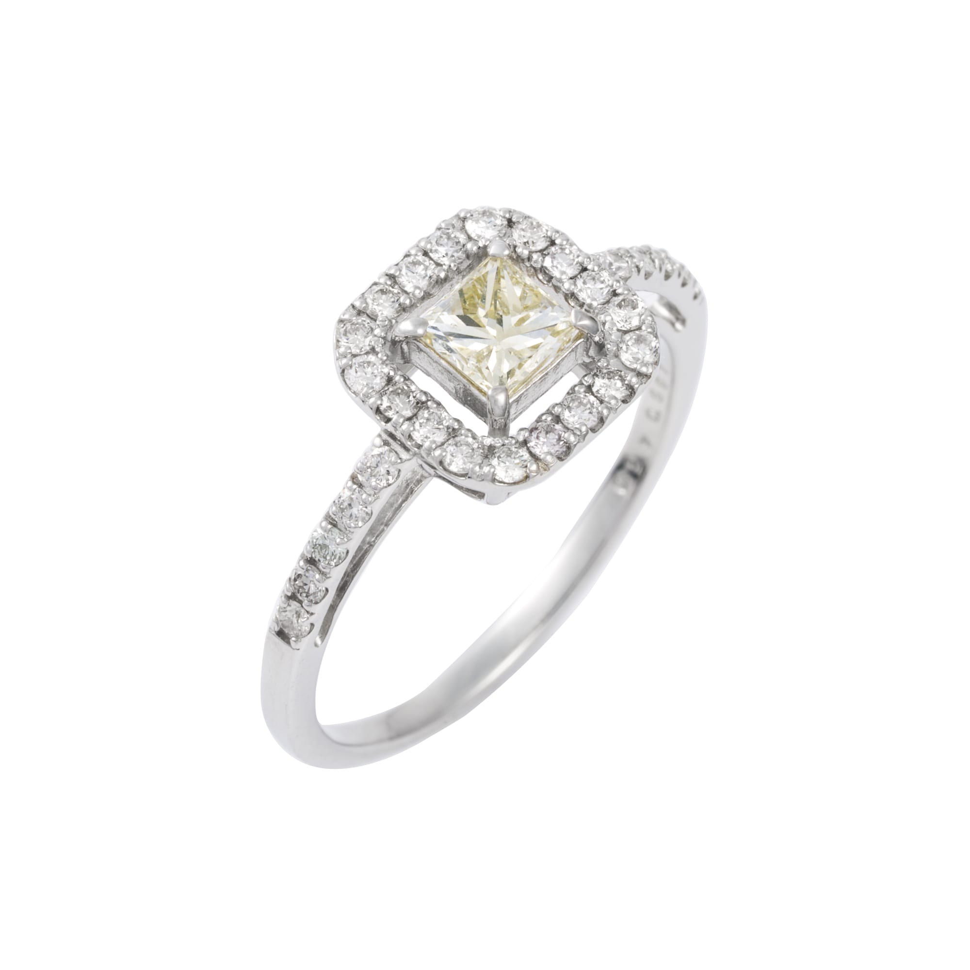 BK　ダイヤ　取り巻きリング　ソーティング付き　SI1｜A Jewelry Box 公式通販サイト
