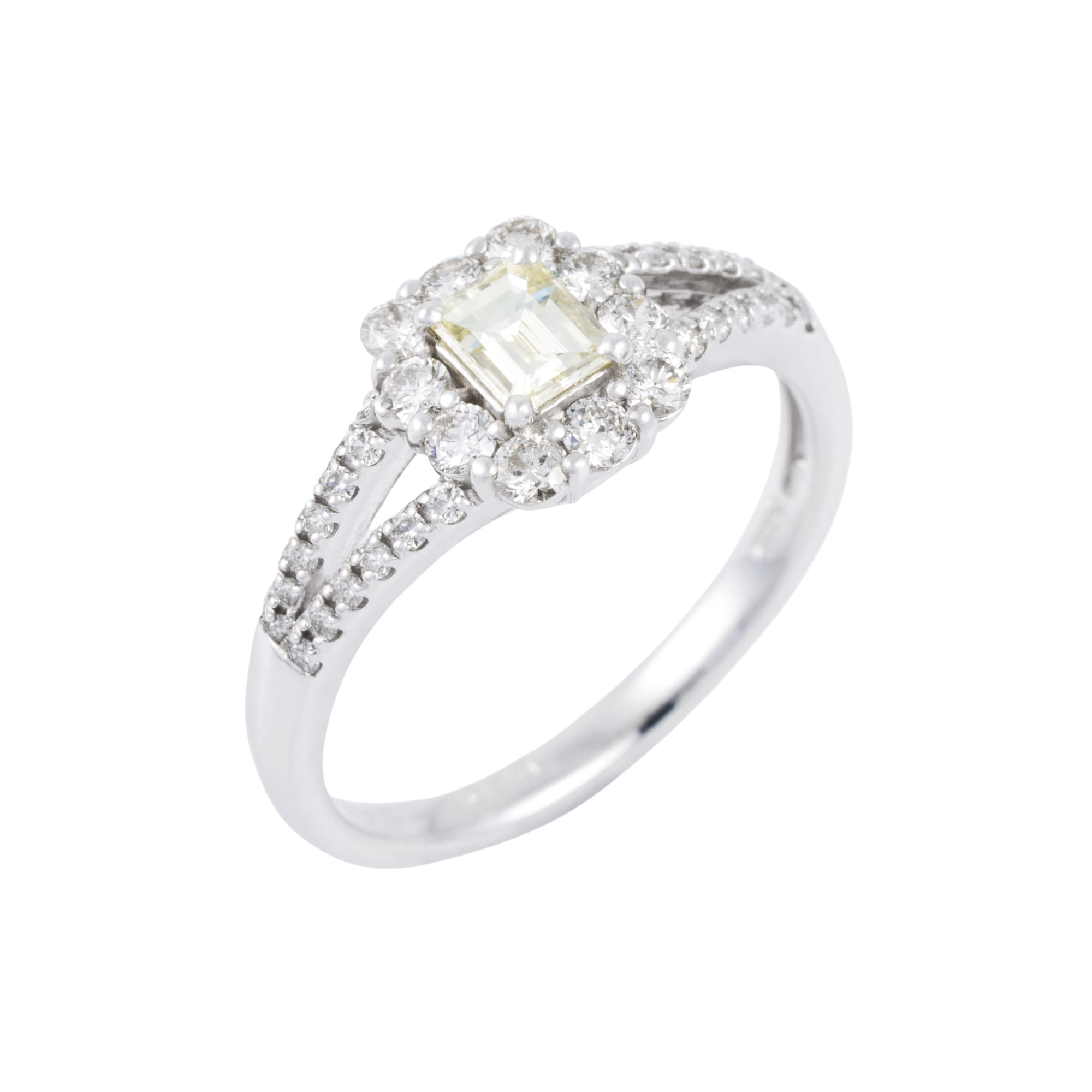 BK　ダイヤ　リング　CGLソーティング付き　VERY　LIGHT　YELLOW　VS2｜A Jewelry Box 公式通販サイト