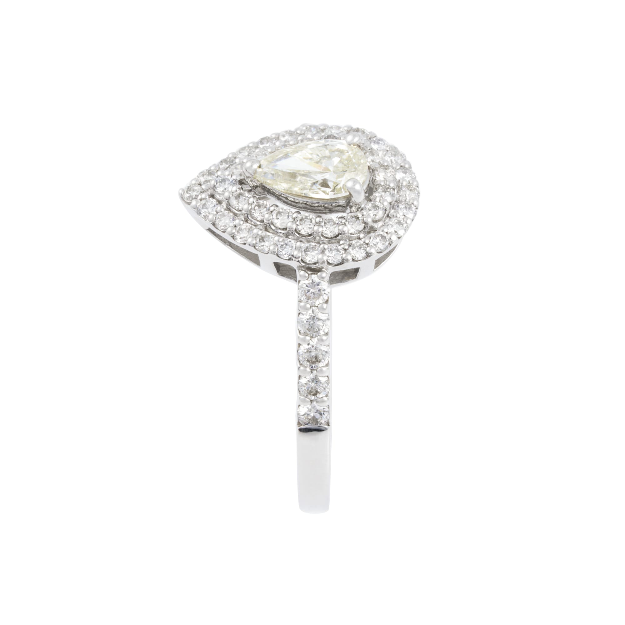 PS　ダイヤ　パヴェ取り巻きリング　CGLソーティング付き　L　SI1｜A Jewelry Box 公式通販サイト