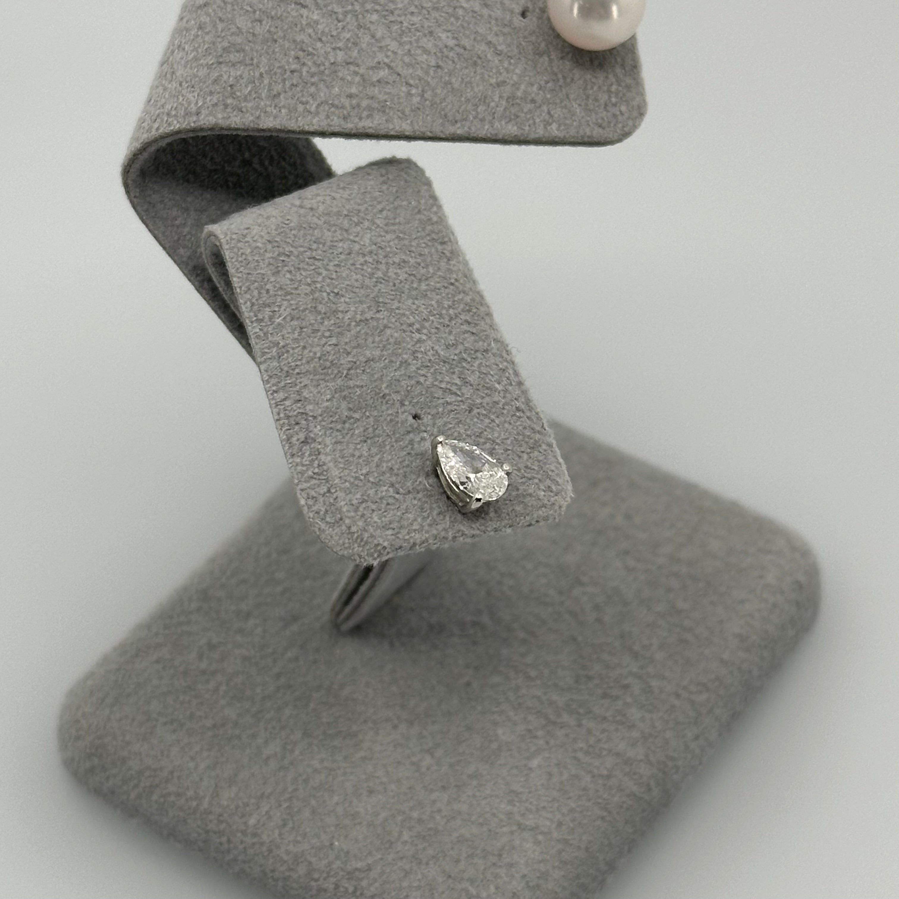 ［ひとつふたつ/PR/OV/HS/EM/PS］ピアス ダイヤ あこや真珠8mm｜A Jewelry Box 公式通販サイト