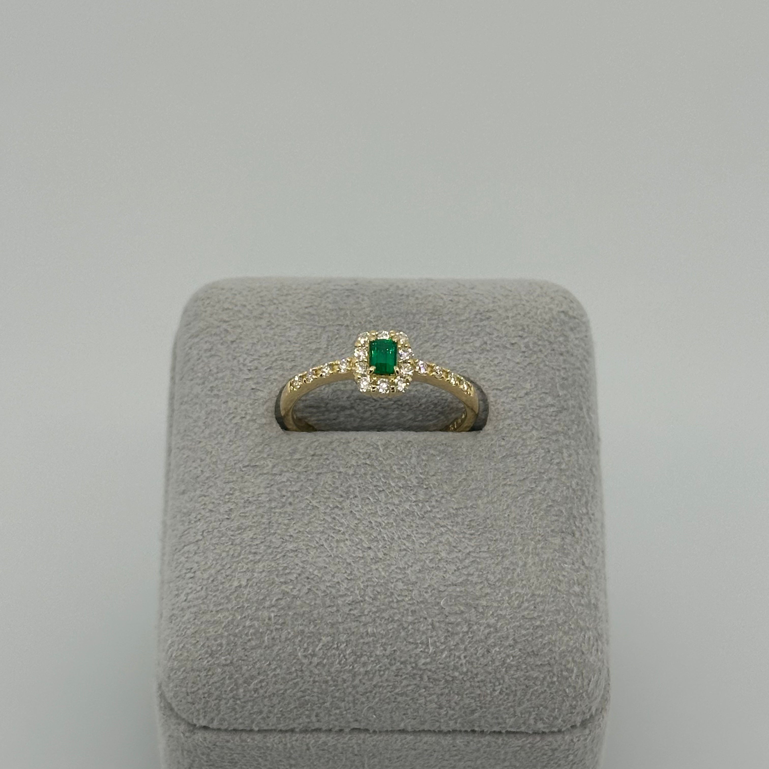 ［新作/2点限定］リング　エメラルド EM  YG　3