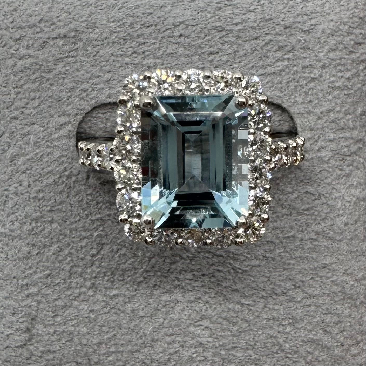 ［湖のドレス］リング アクアマリン｜A Jewelry Box 公式通販サイト