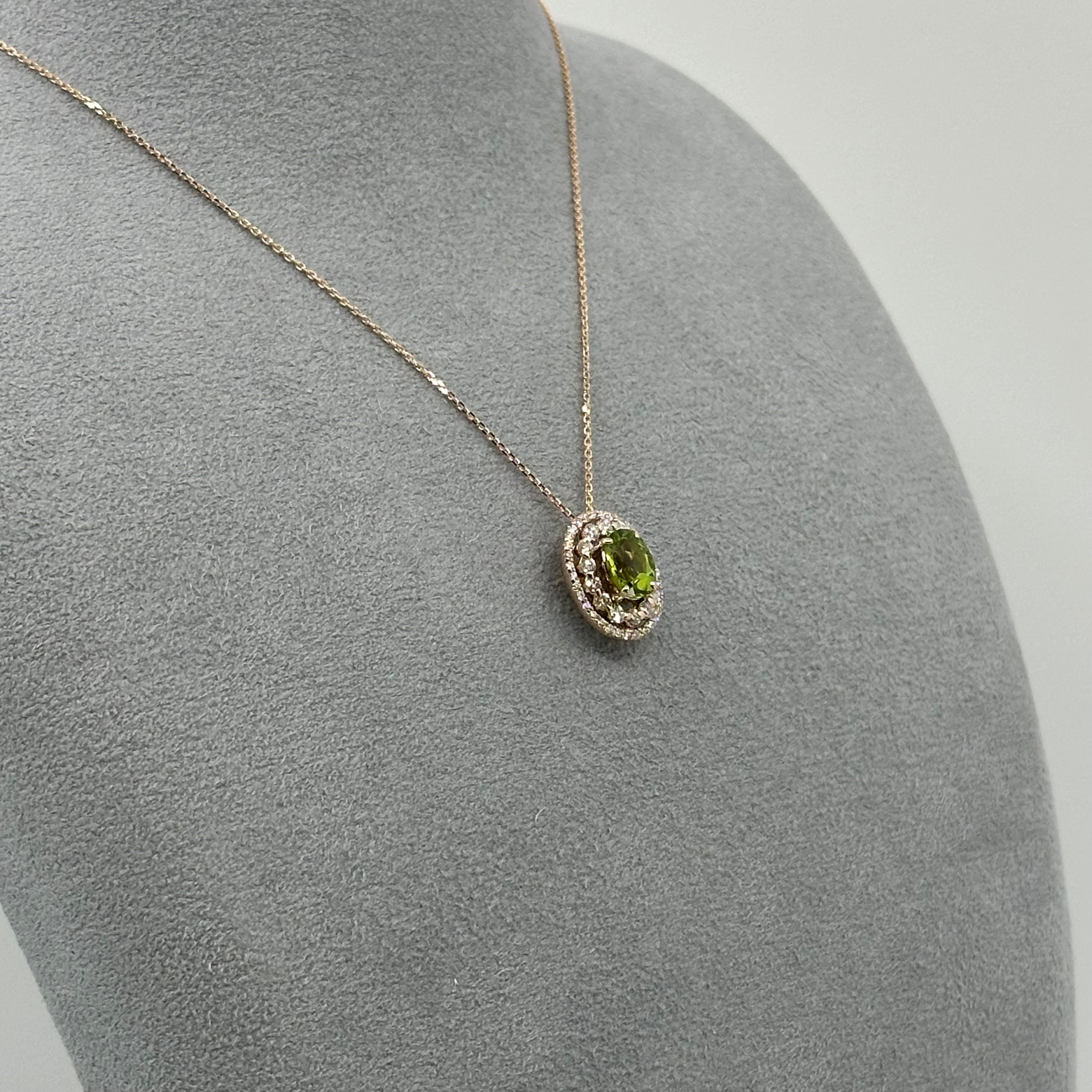 ［ソレイユ ］ネックレス　 ペリドット
