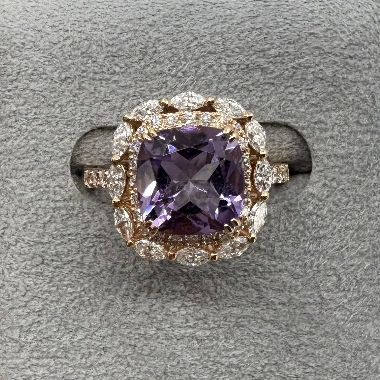 【マドンナリリー】リング ライトアメジスト/グリーンアメジスト｜A Jewelry Box 公式通販サイト