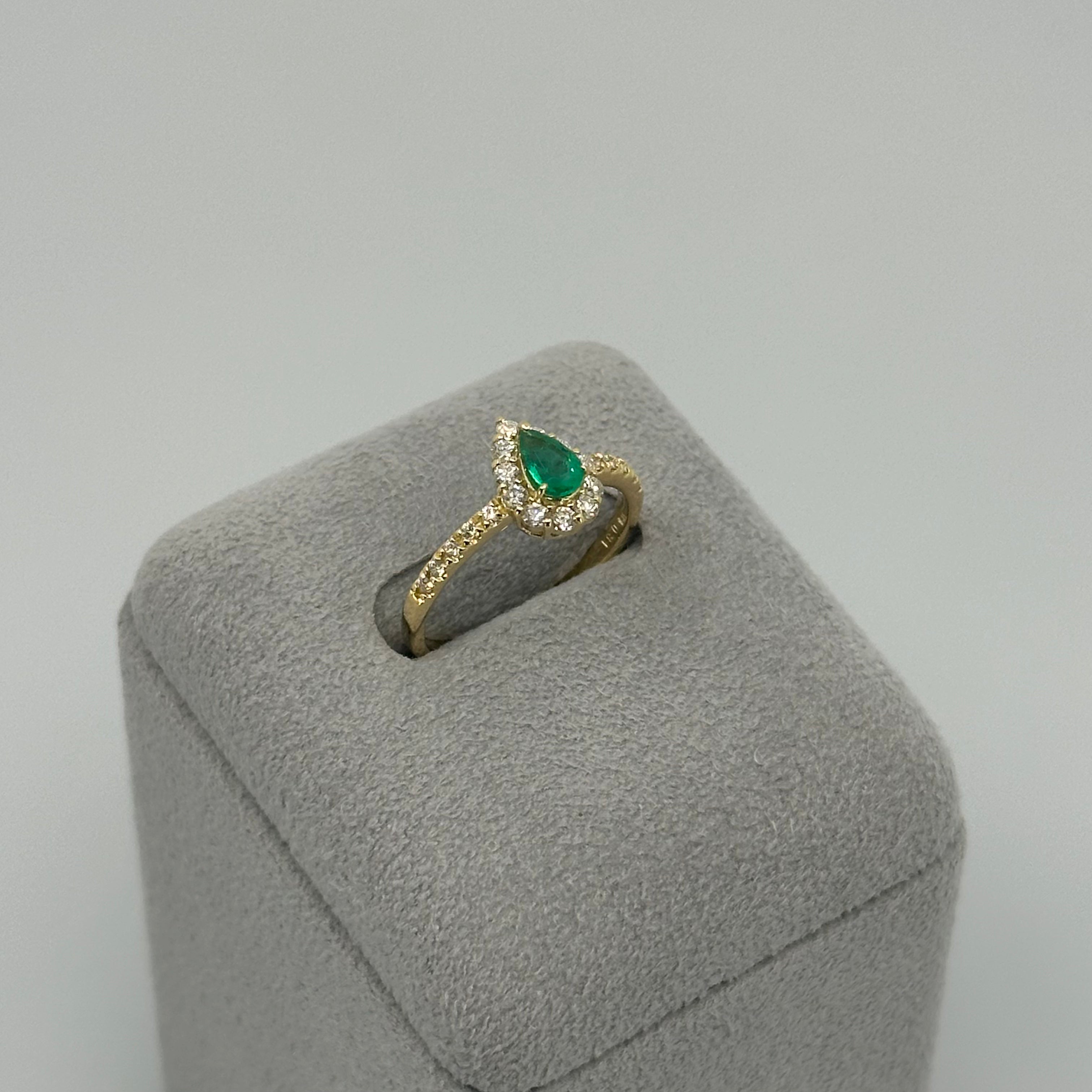 ［新作/1点限定］リング　エメラルド PS YG　10