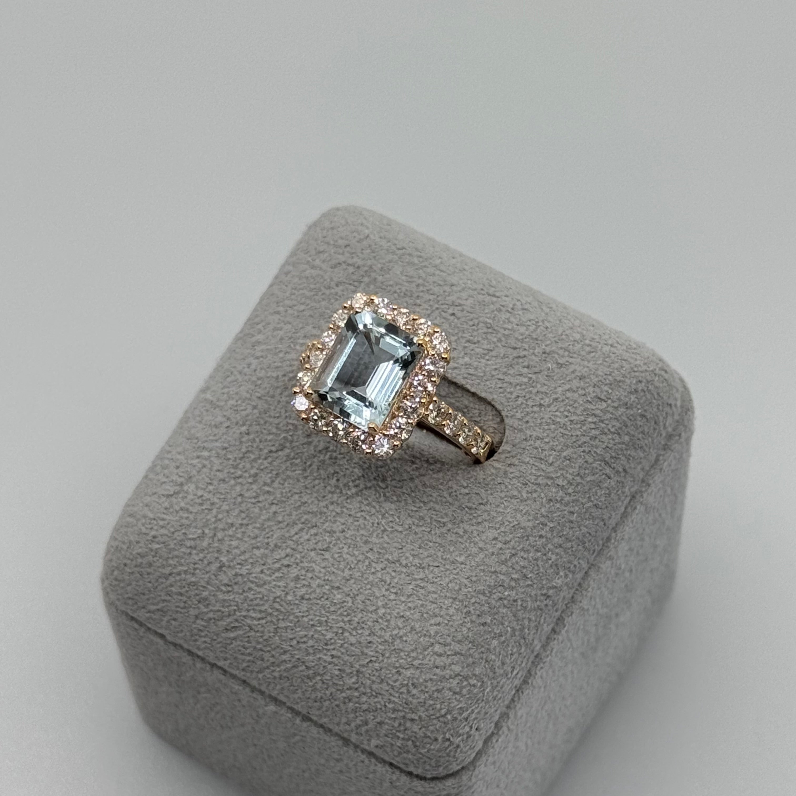 ［湖のドレス］リング アクアマリン｜A Jewelry Box 公式通販サイト