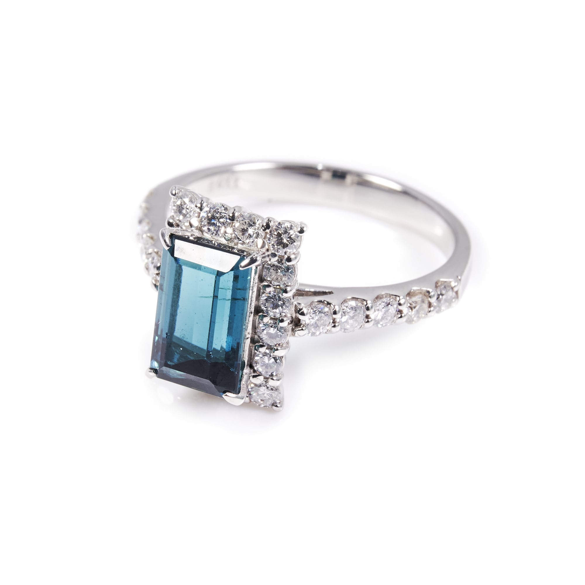 SQトルマリンプラチナリング #2｜A Jewelry Box 公式通販サイト