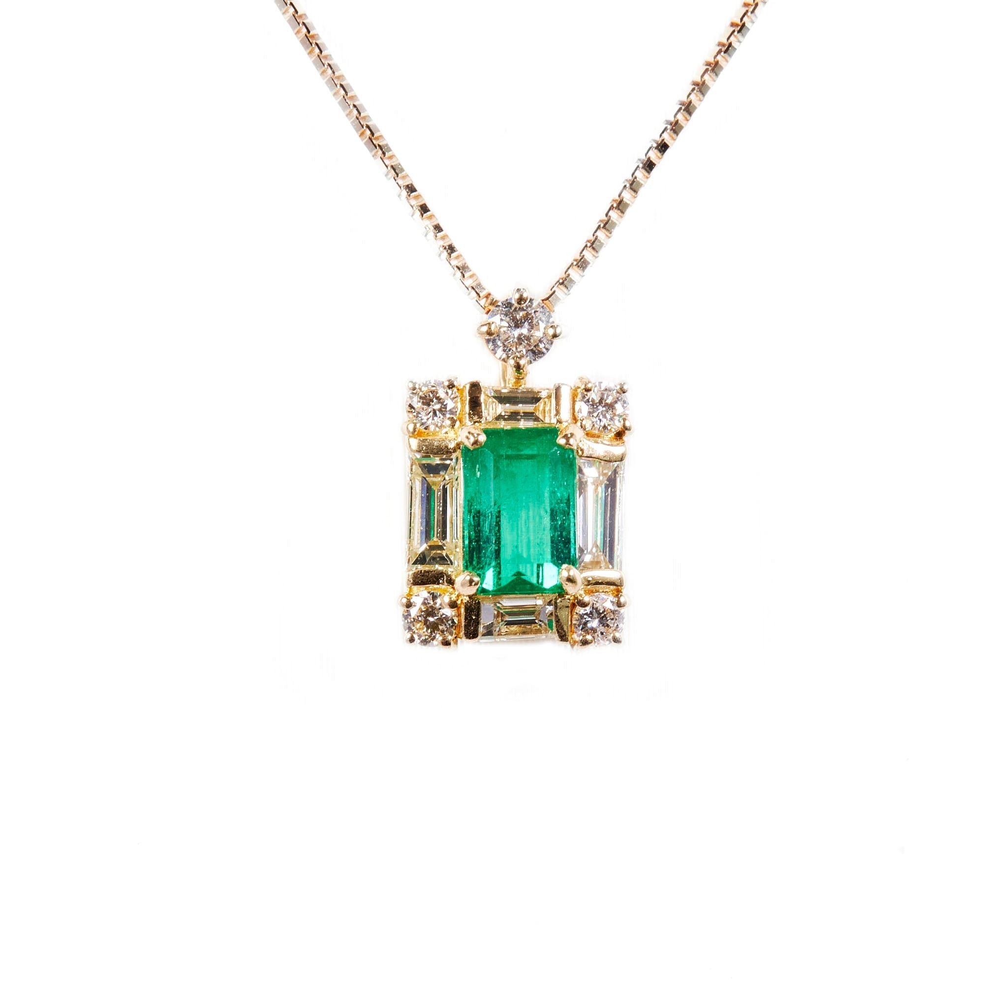 EMエメラルドゴールドネックレス #2｜A Jewelry Box 公式通販サイト