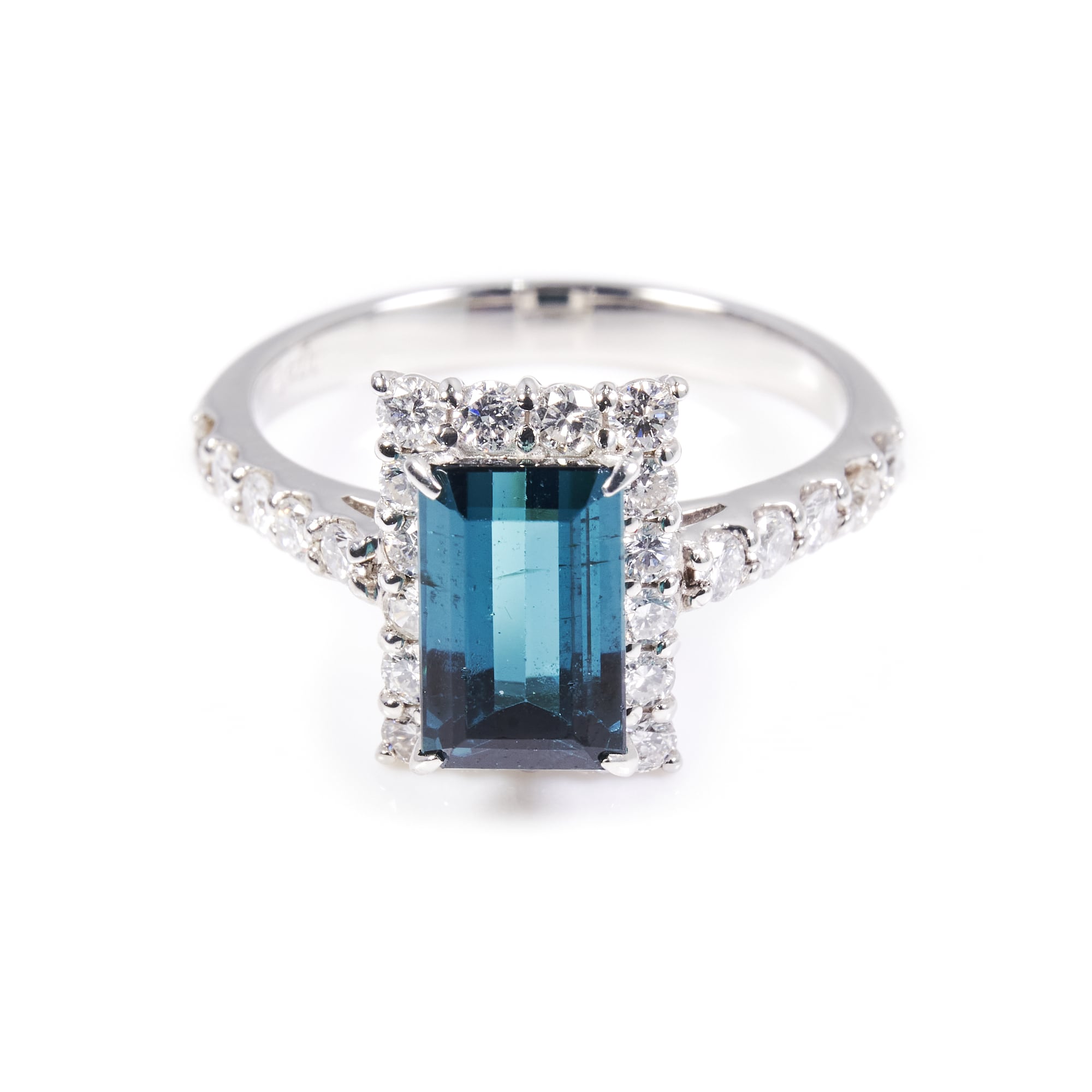 SQトルマリンプラチナリング #2｜A Jewelry Box 公式通販サイト