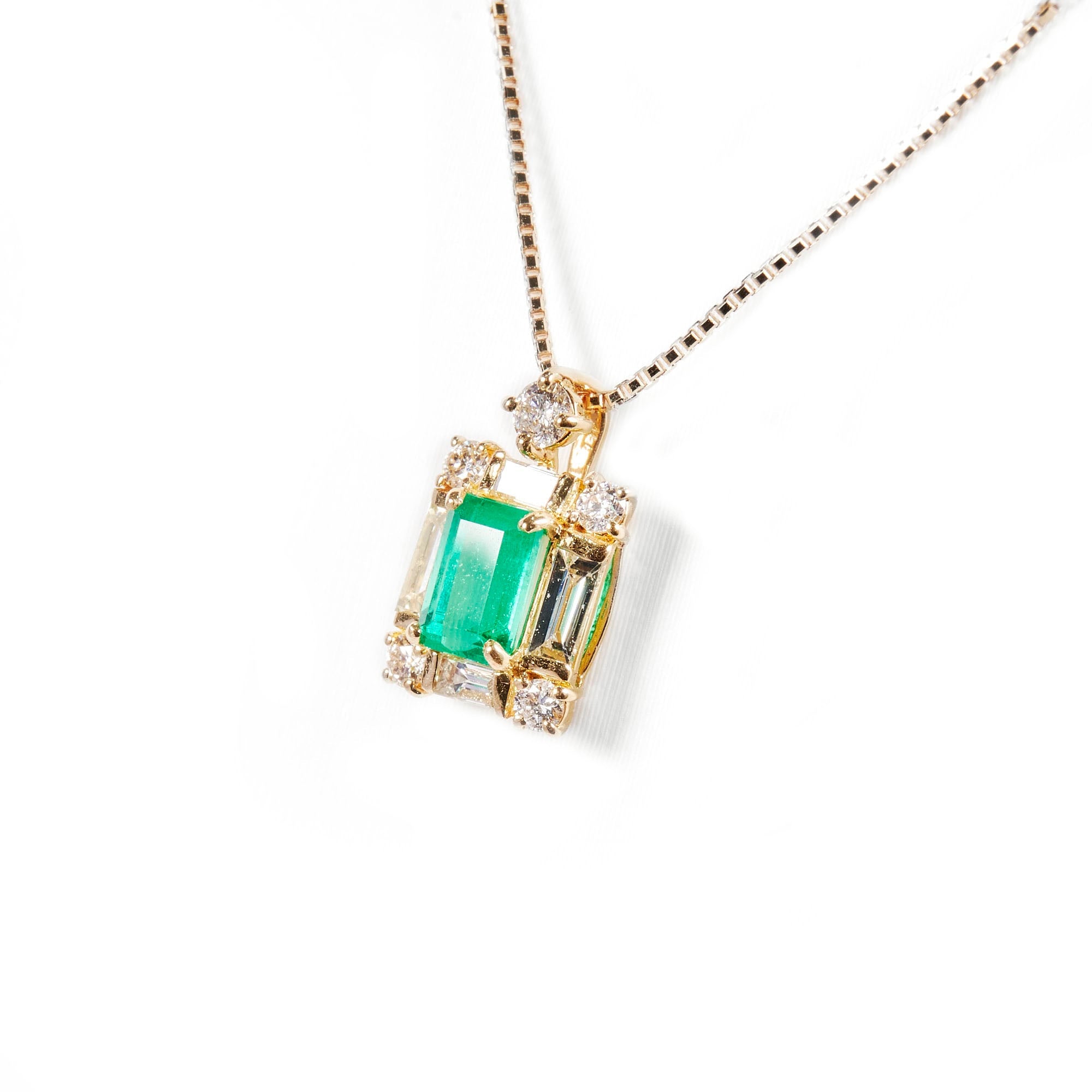 EMエメラルドゴールドネックレス #2｜A Jewelry Box 公式通販サイト