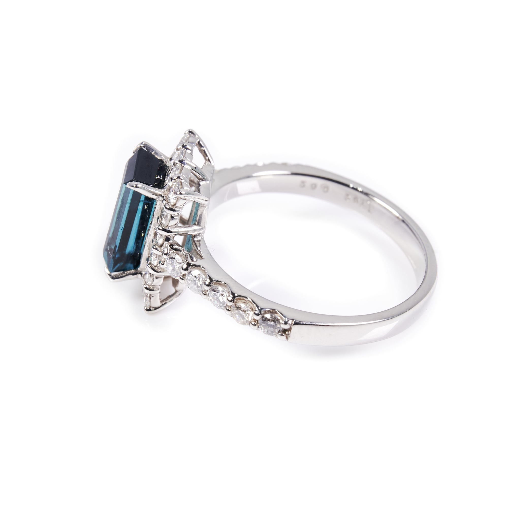 SQトルマリンプラチナリング #2｜A Jewelry Box 公式通販サイト