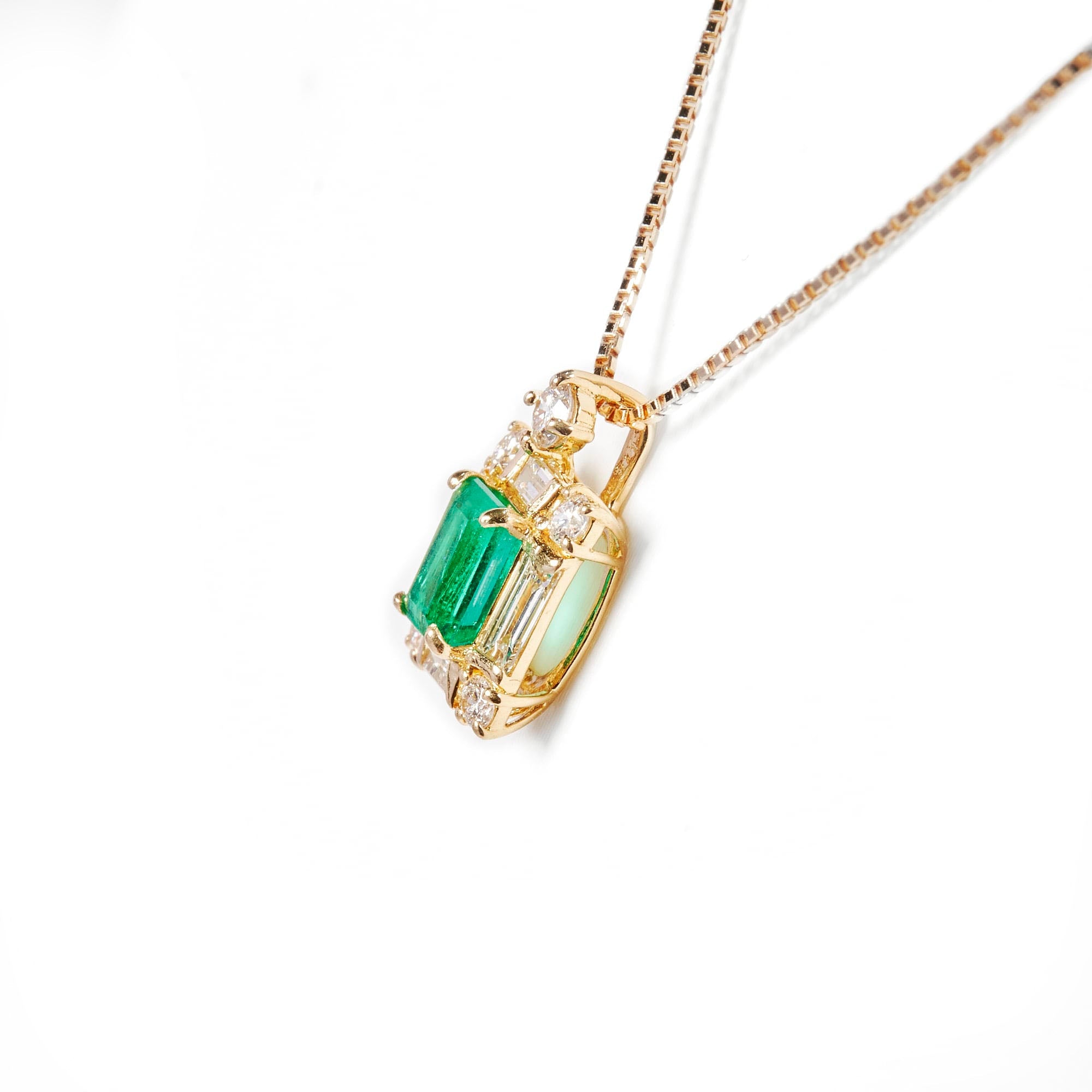 EMエメラルドゴールドネックレス #2｜A Jewelry Box 公式通販サイト
