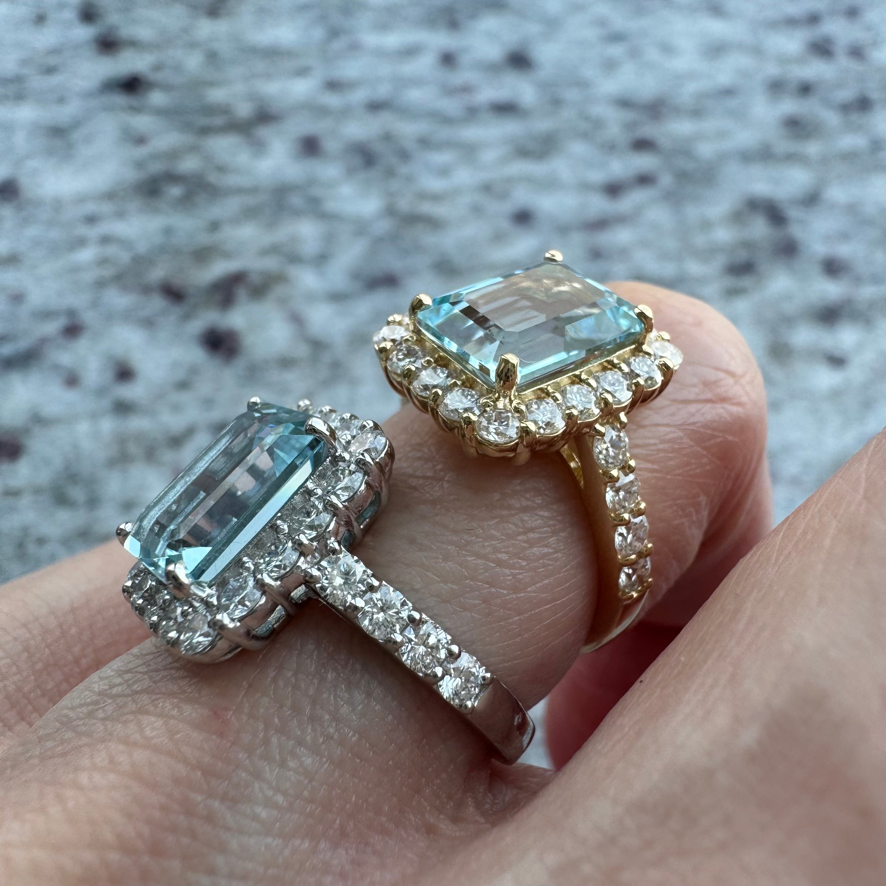 ［湖のドレス］リング アクアマリン｜A Jewelry Box 公式通販サイト