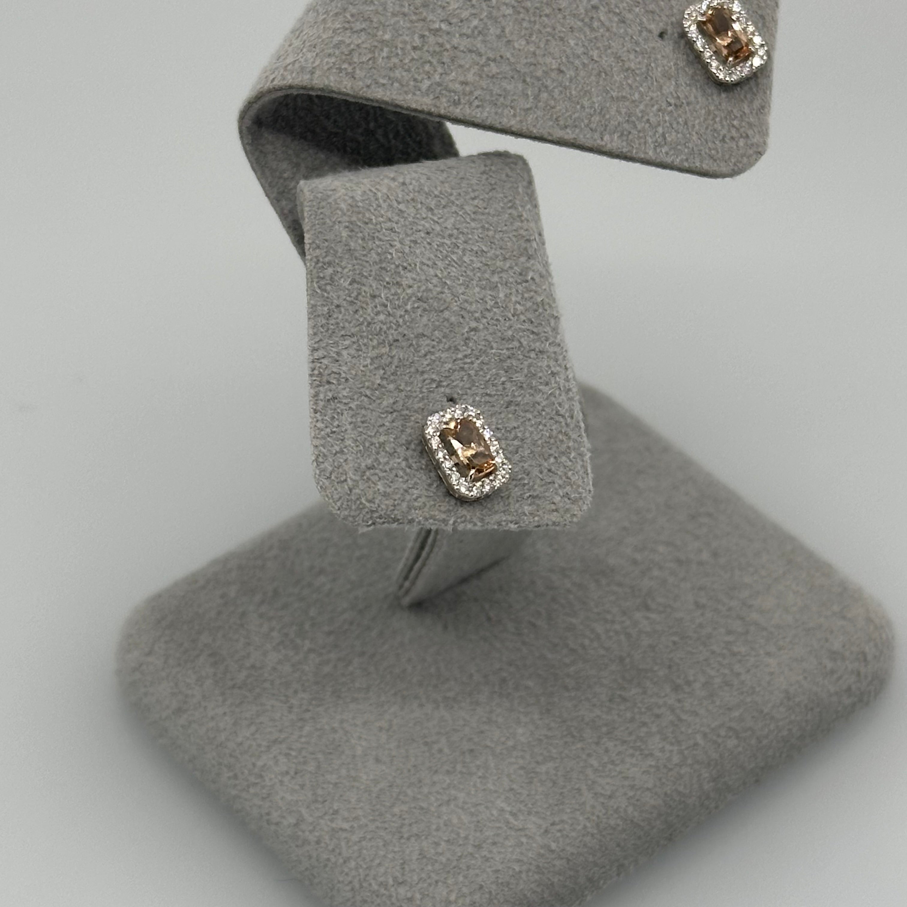 ［新作/2点限定/ミスト］ピアス　インペリアルトパーズ　SQ