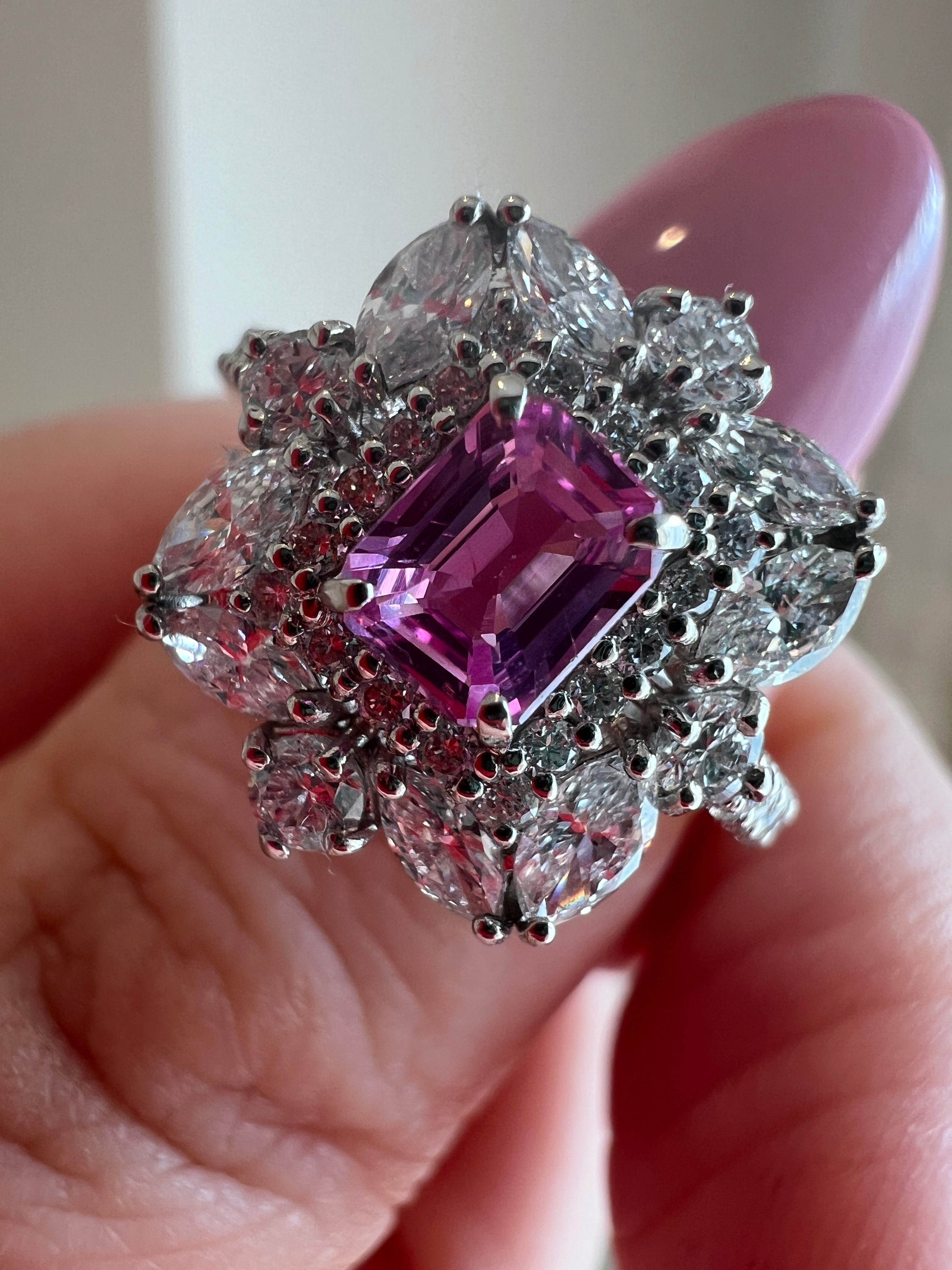 アラベスク ピンクサファイア｜A Jewelry Box 公式通販サイト