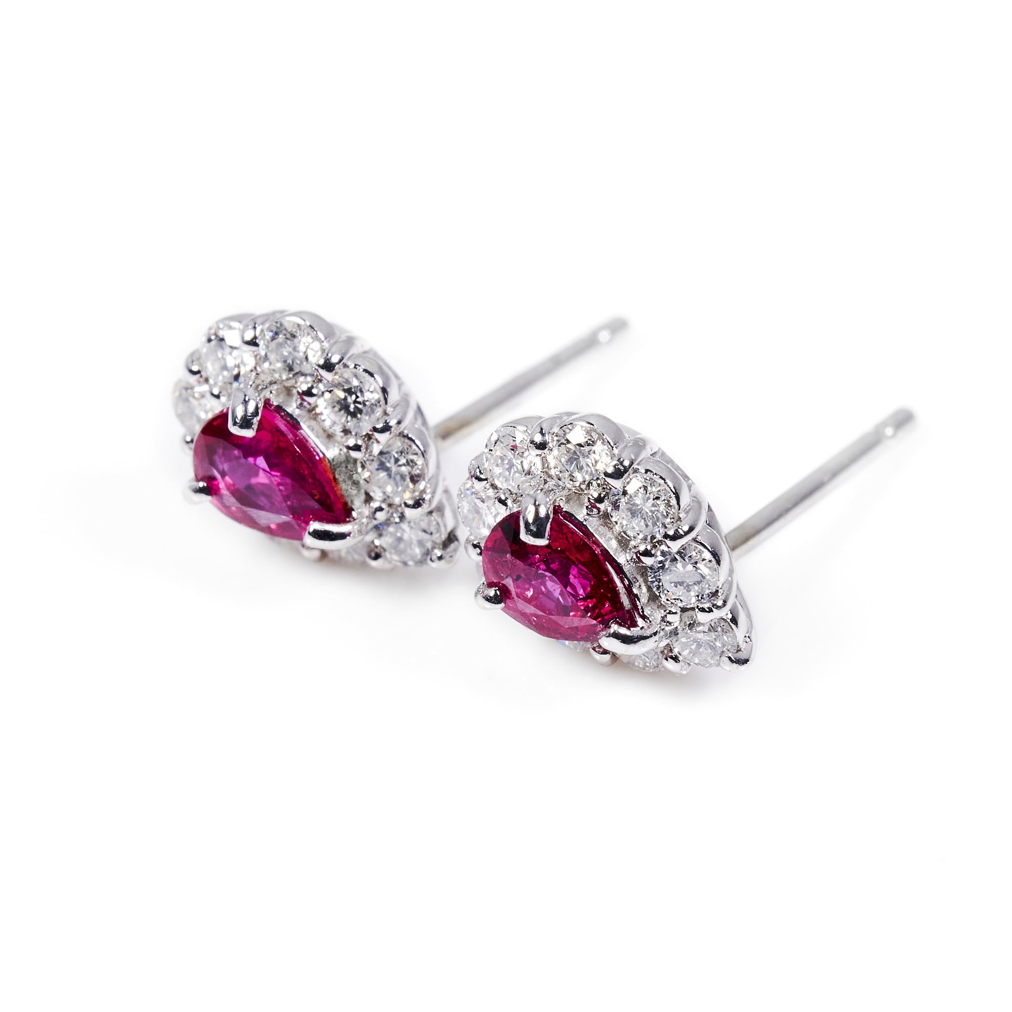 PSルビープラチナピアス #1｜A Jewelry Box 公式通販サイト