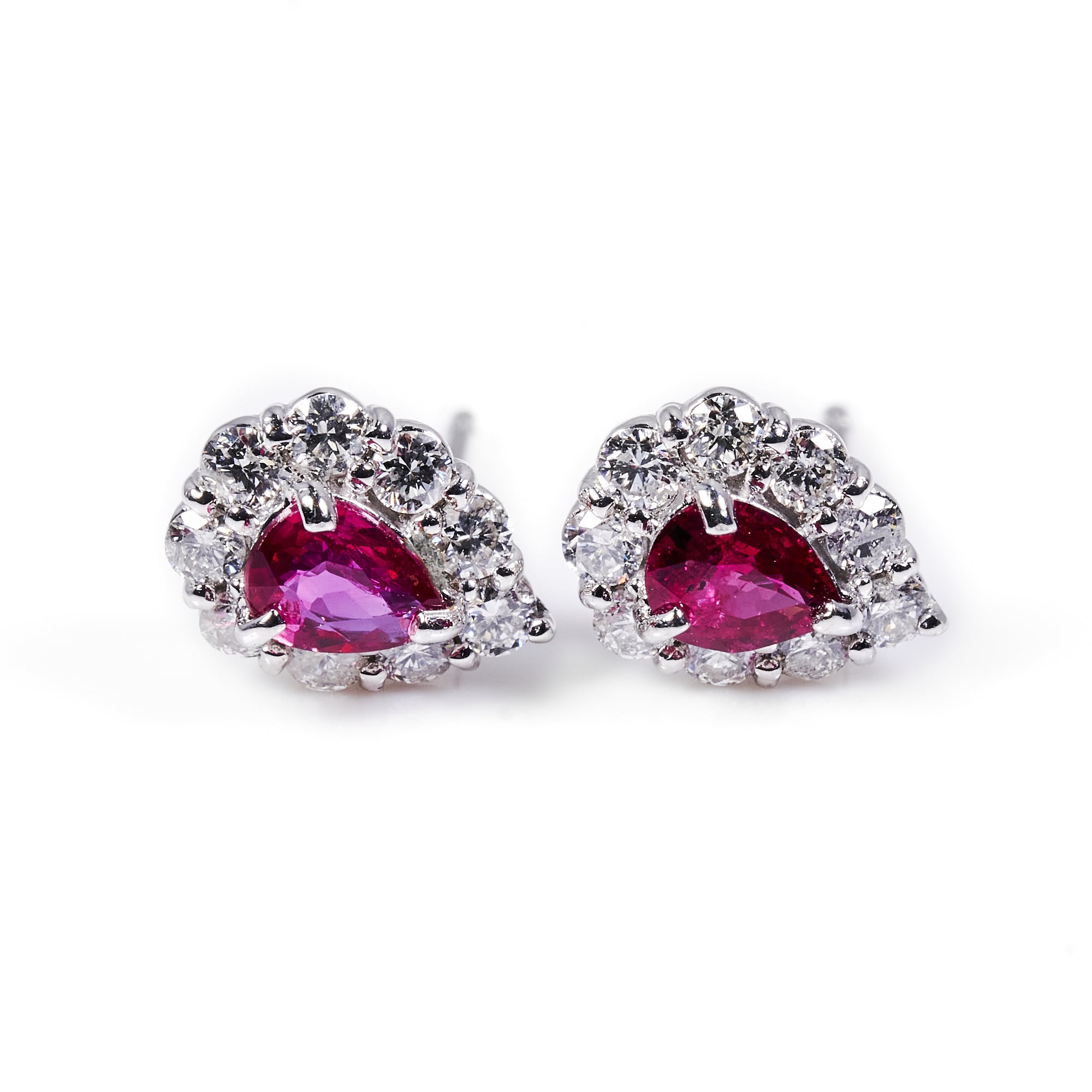 PSルビープラチナピアス #1｜A Jewelry Box 公式通販サイト