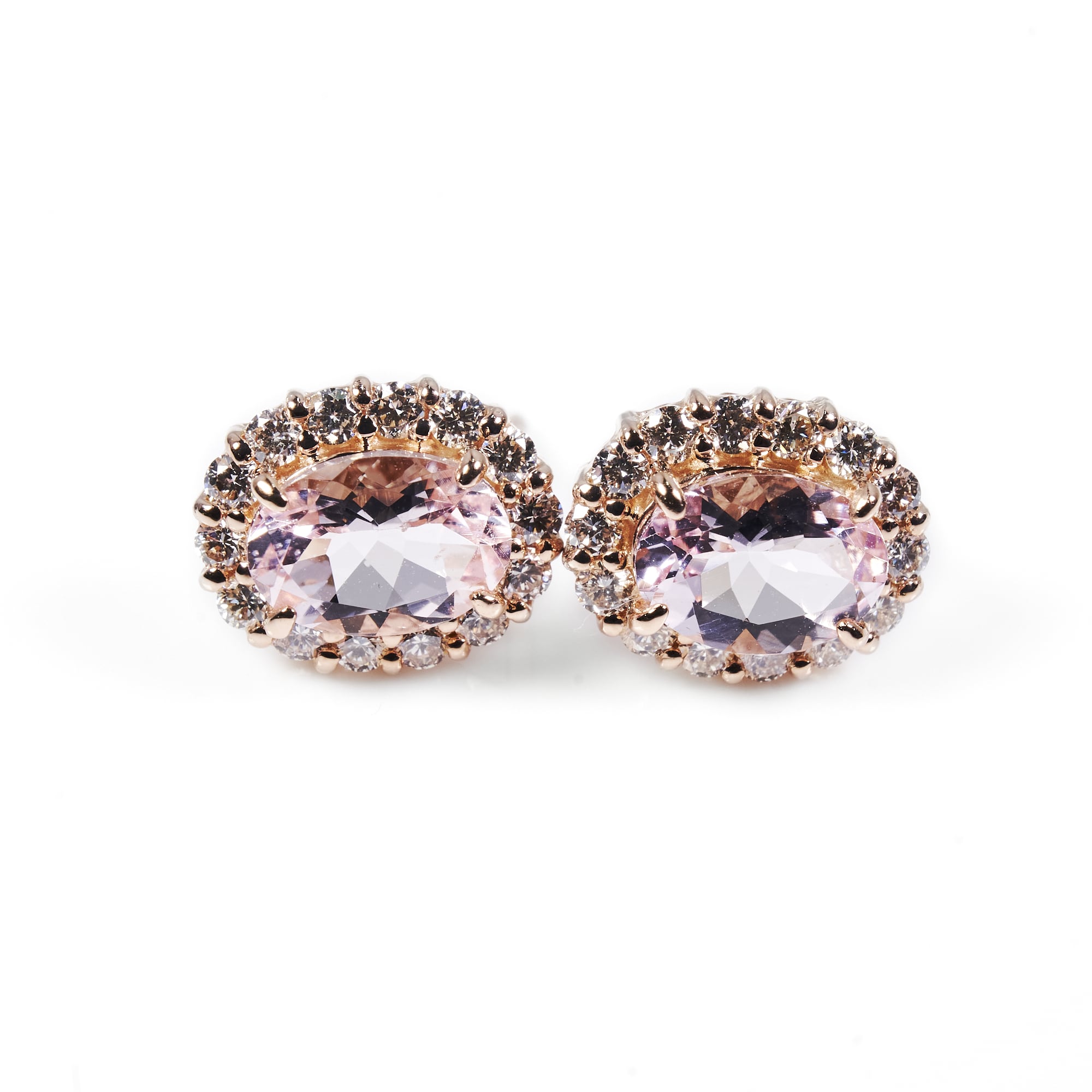 OVモルガナイトピンクゴールドピアス #2｜A Jewelry Box 公式通販サイト