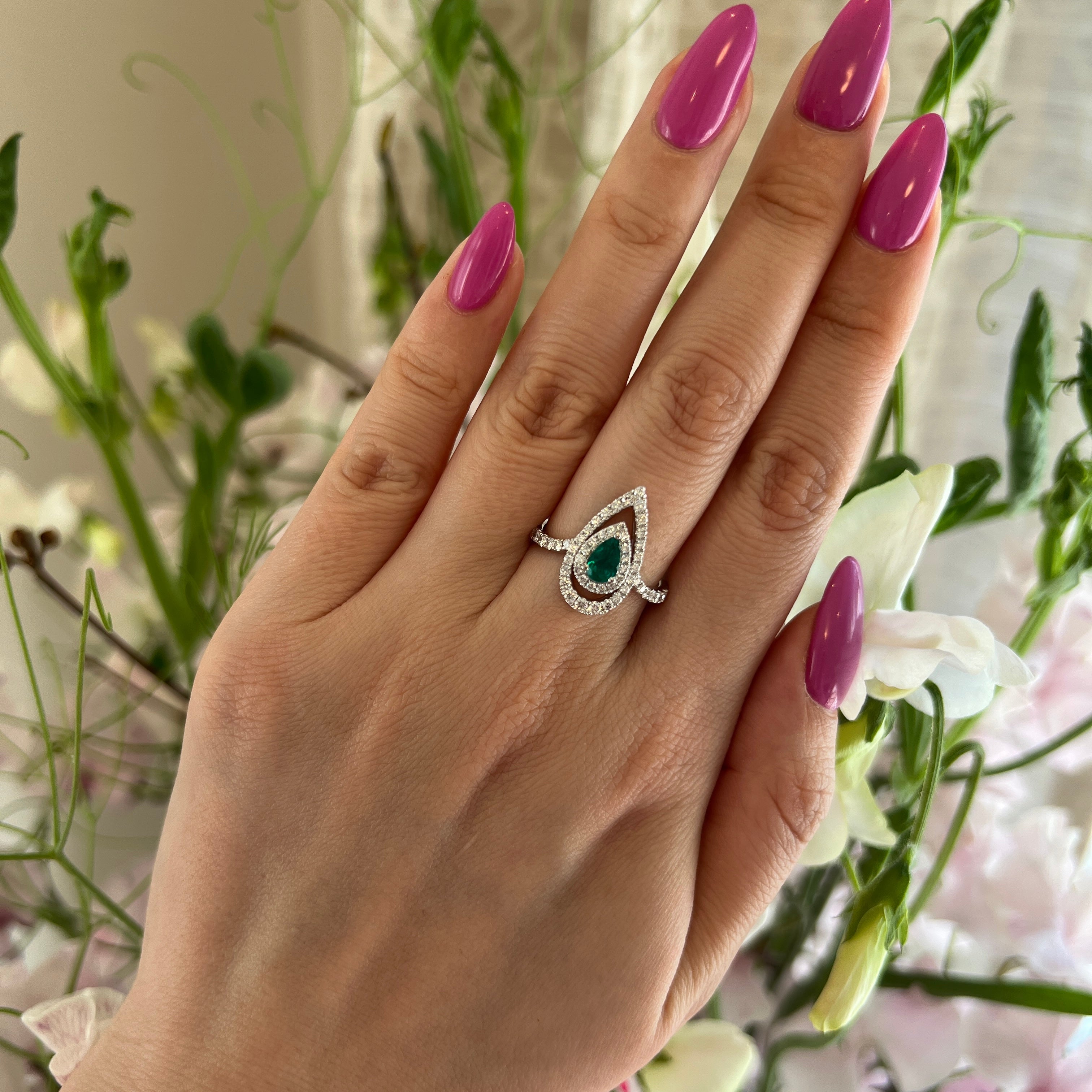 ブランシェ　PS エメラルド リング｜A Jewelry Box 公式通販サイト