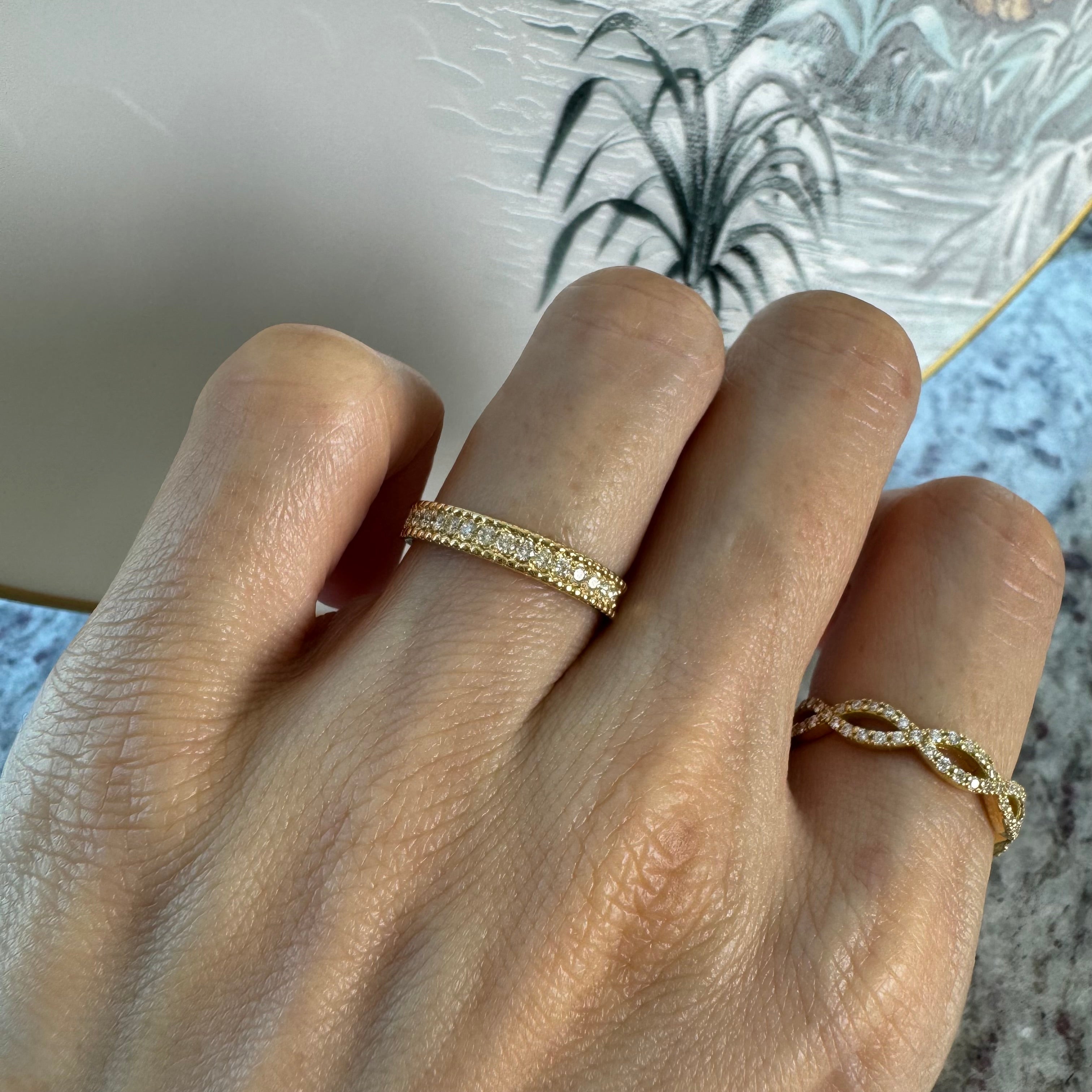 ［個数限定/ミルフィーユ］リング ダイヤ 0.2ct｜A Jewelry Box 公式通販サイト
