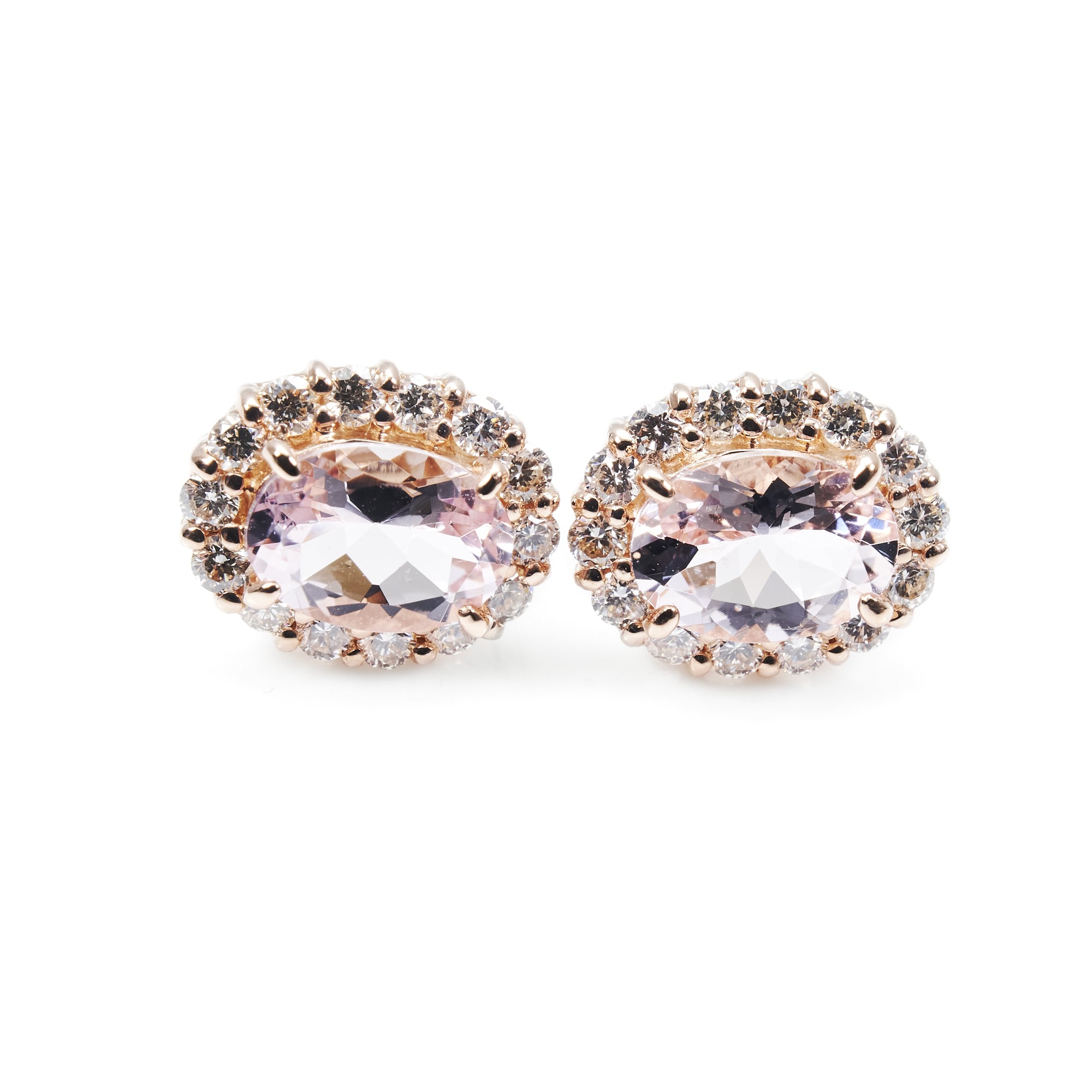 OVモルガナイトピンクゴールドピアス #3 | A Jewelry Box公式サイト