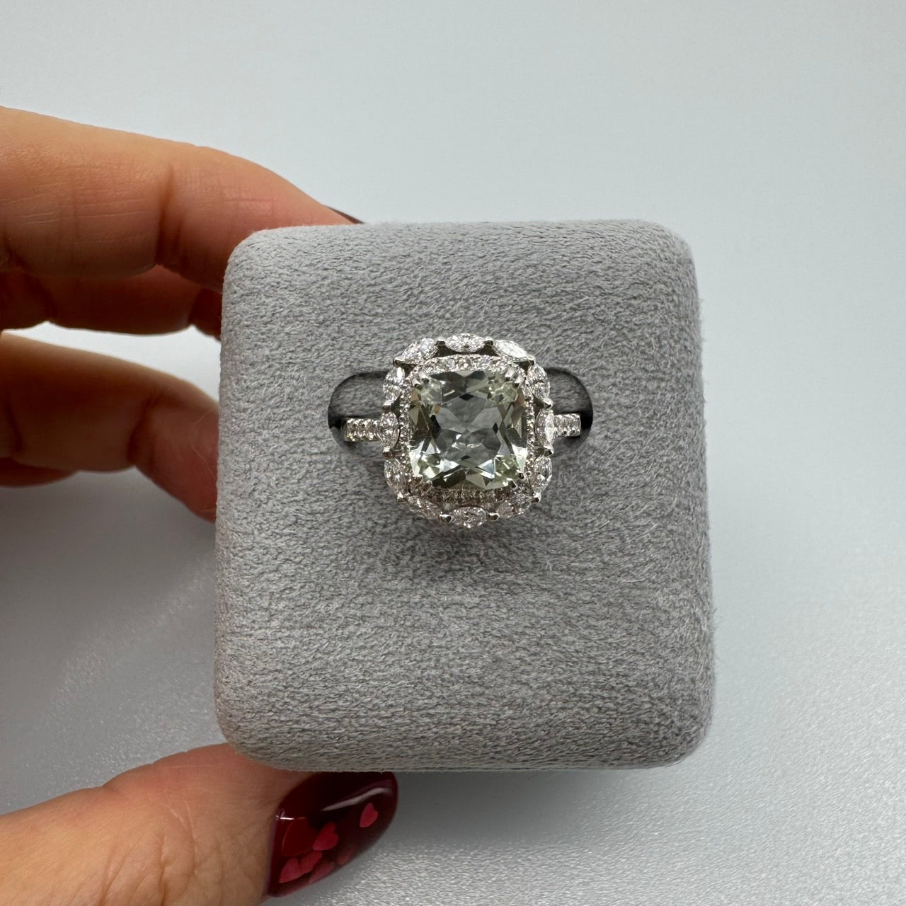 【マドンナリリー】リング ライトアメジスト/グリーンアメジスト｜A Jewelry Box 公式通販サイト