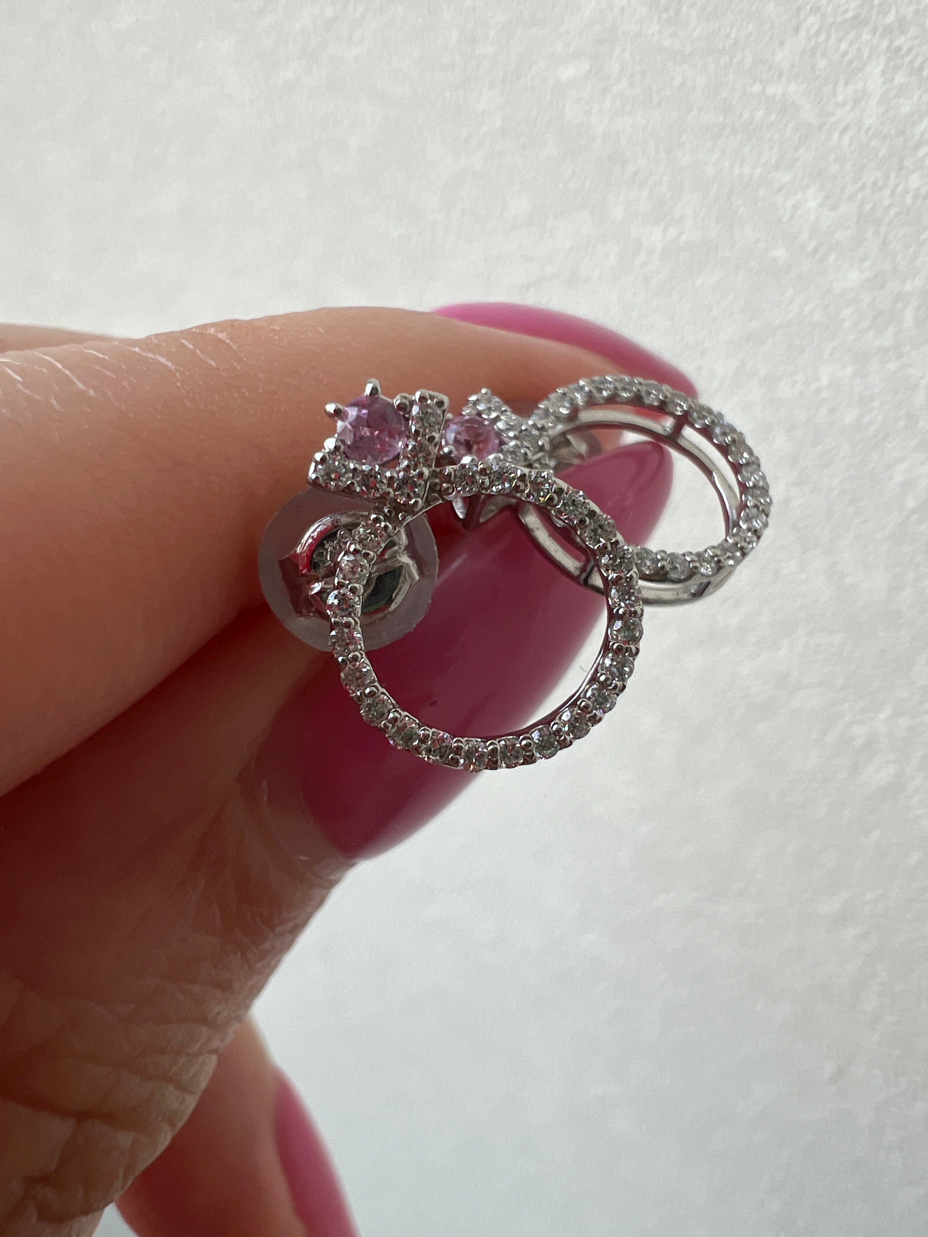 ラリオンス ピアス ピンクサファイア（あやちゃんの結婚指輪みたいなピアス）｜A Jewelry Box 公式通販サイト