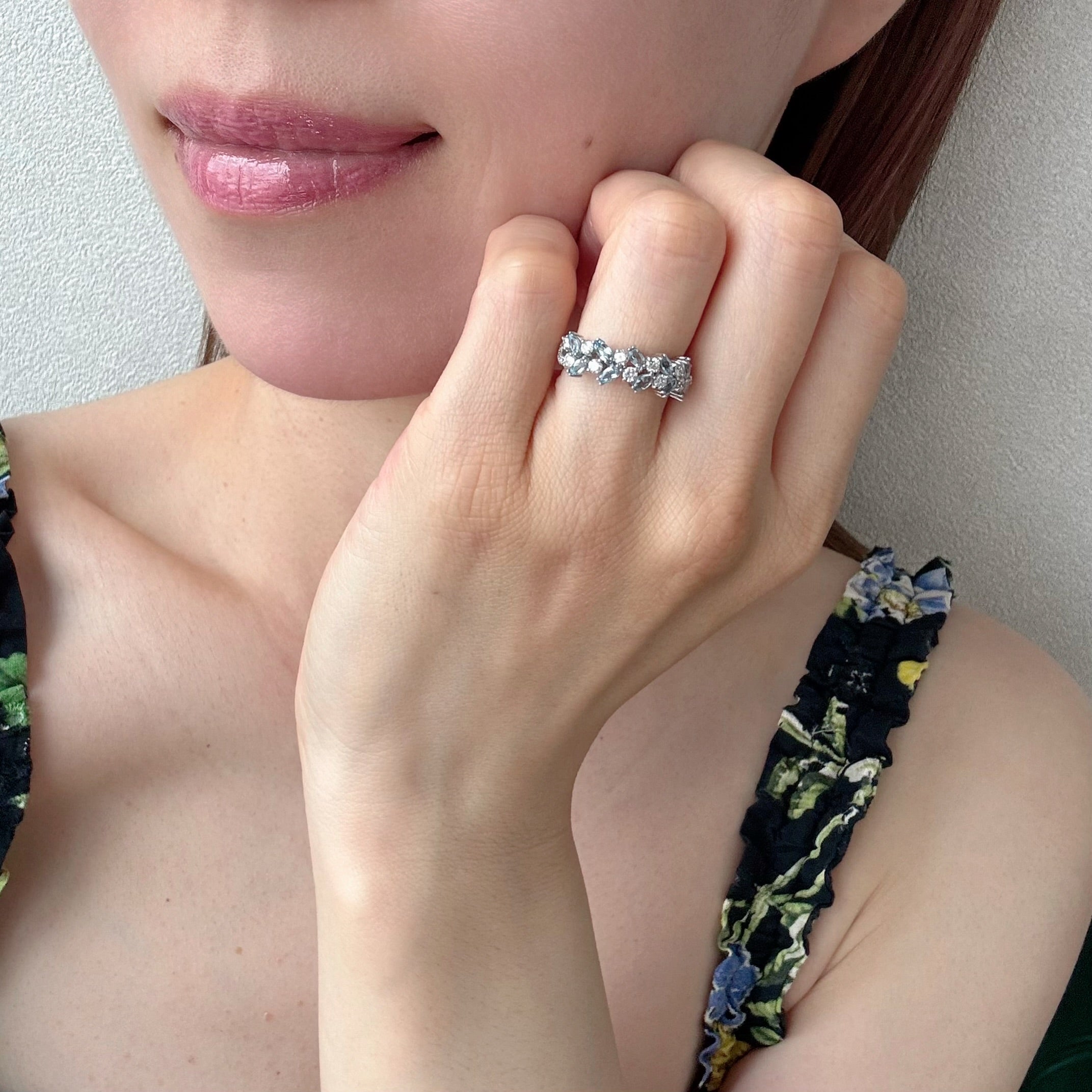 ［新作限定/ケテル］  アクアマリン リング