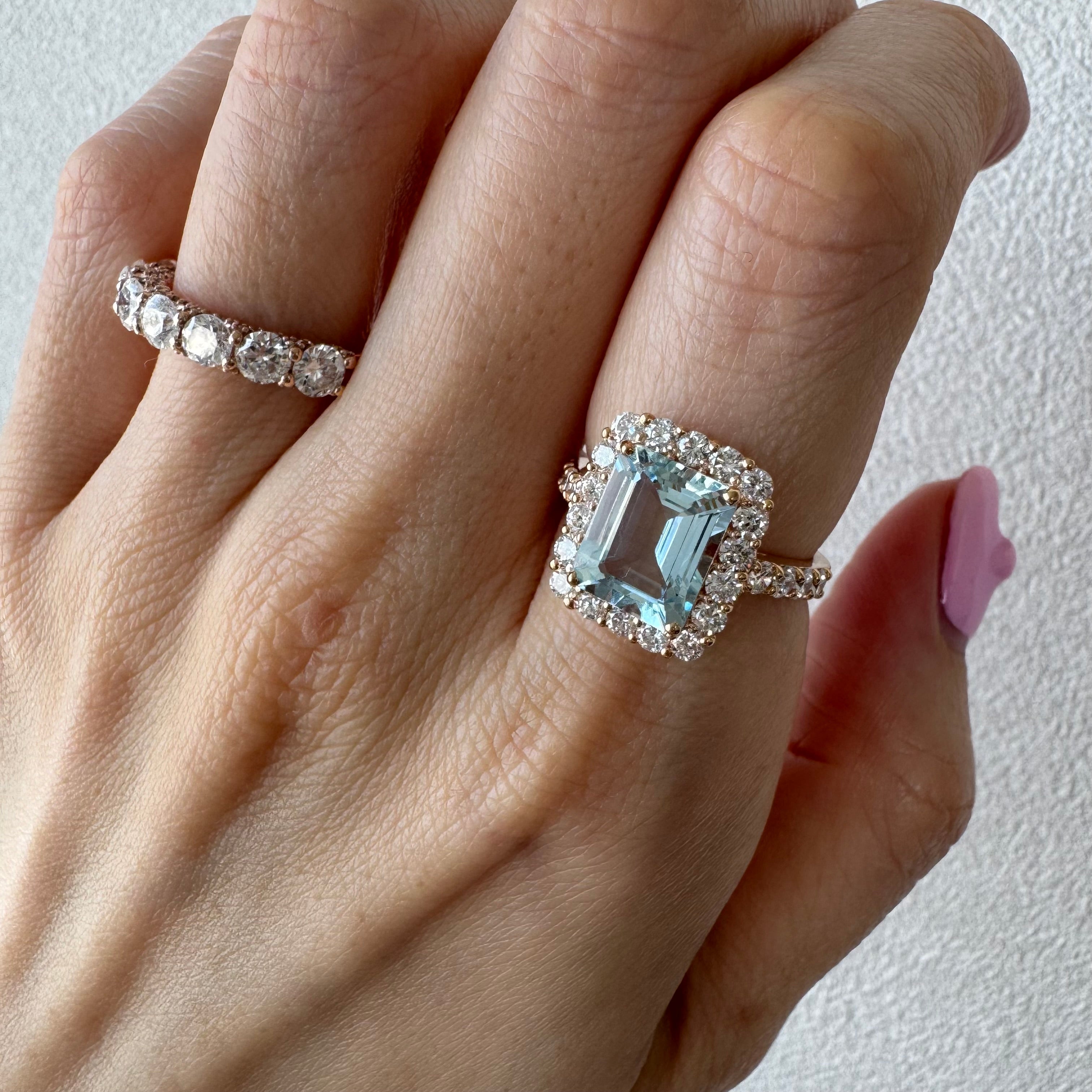 ［湖のドレス］リング アクアマリン｜A Jewelry Box 公式通販サイト