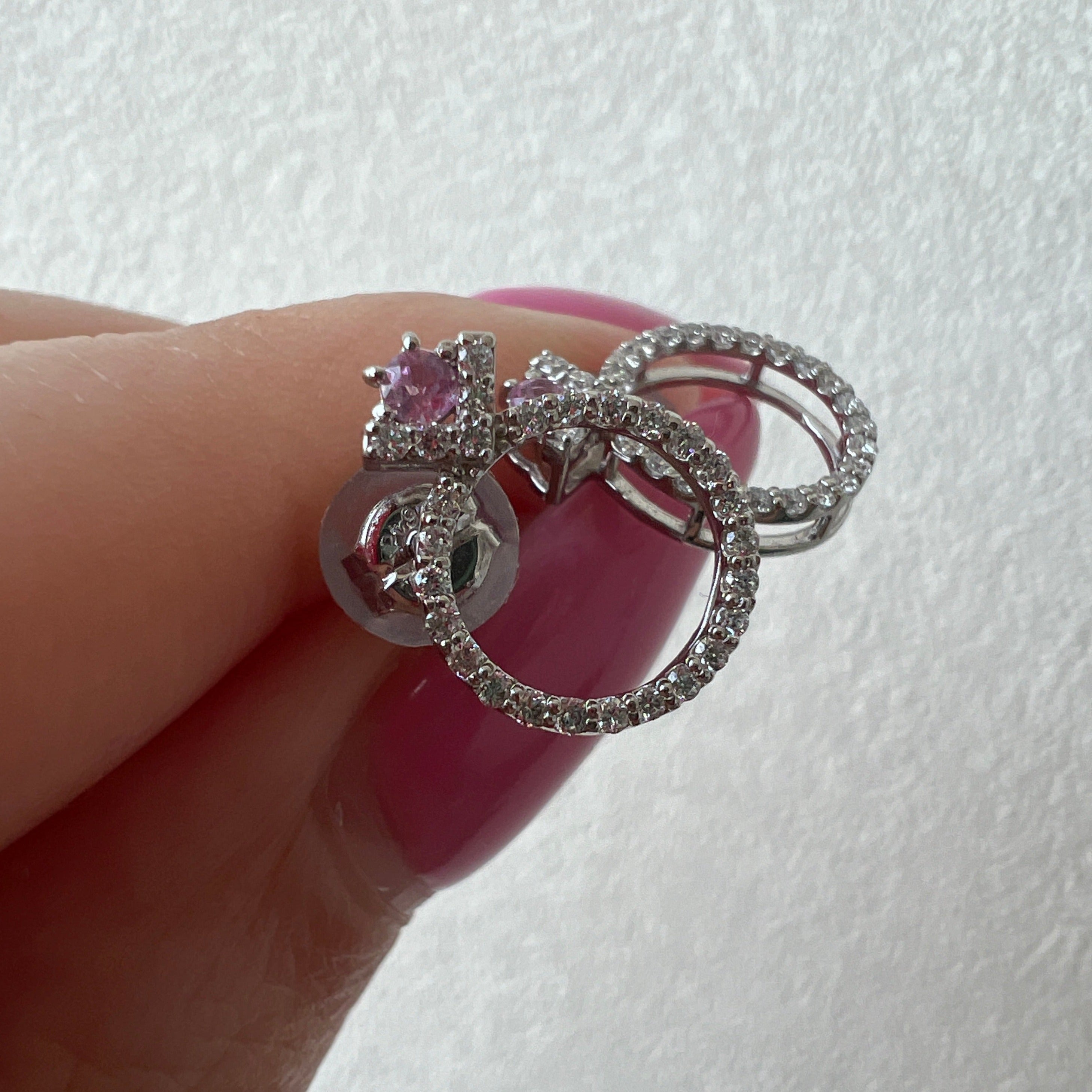 ラリオンス ピアス ピンクサファイア（あやちゃんの結婚指輪みたいなピアス）｜A Jewelry Box 公式通販サイト