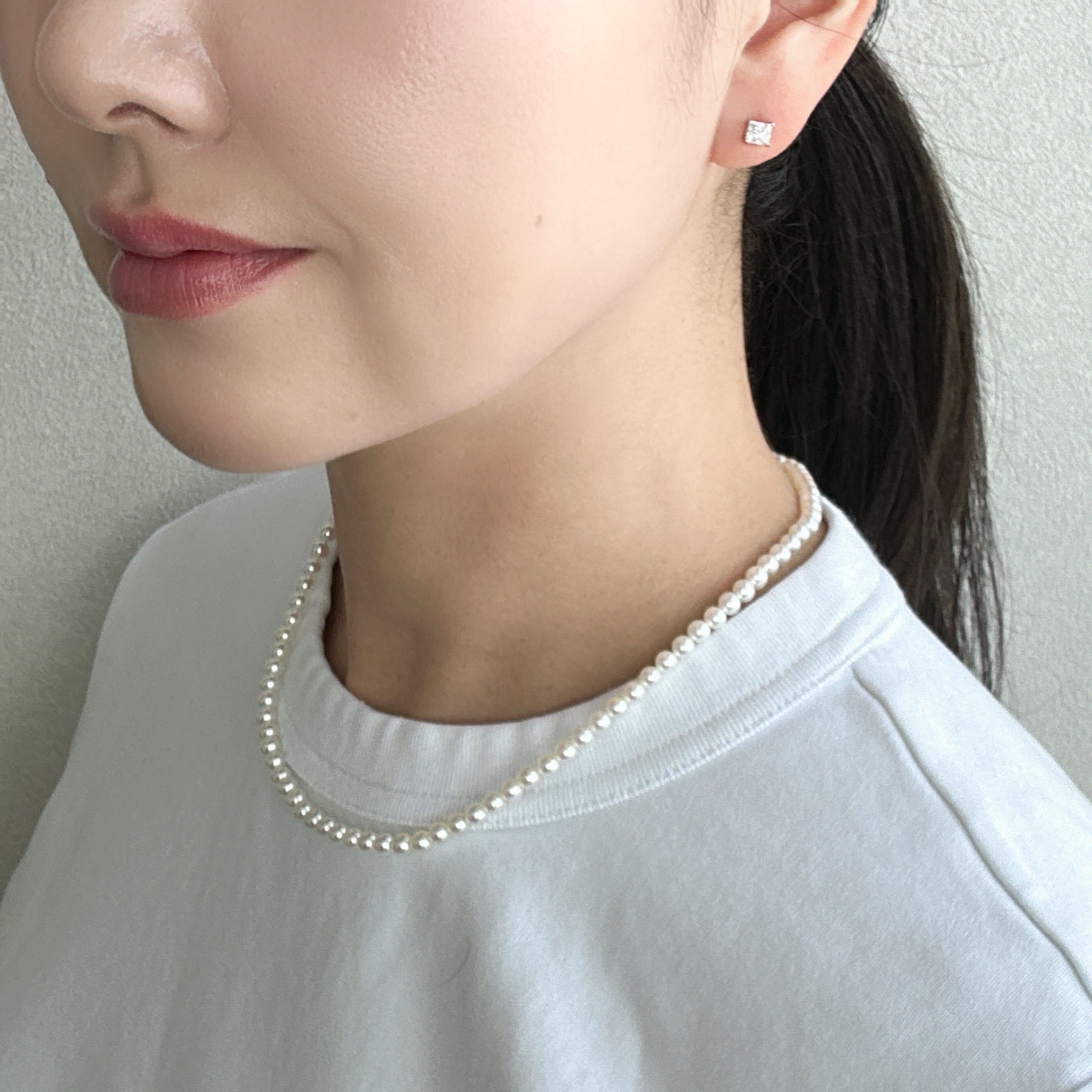 ［ひとつふたつ/PR/OV/HS/EM/PS］ピアス ダイヤ あこや真珠8mm｜A Jewelry Box 公式通販サイト