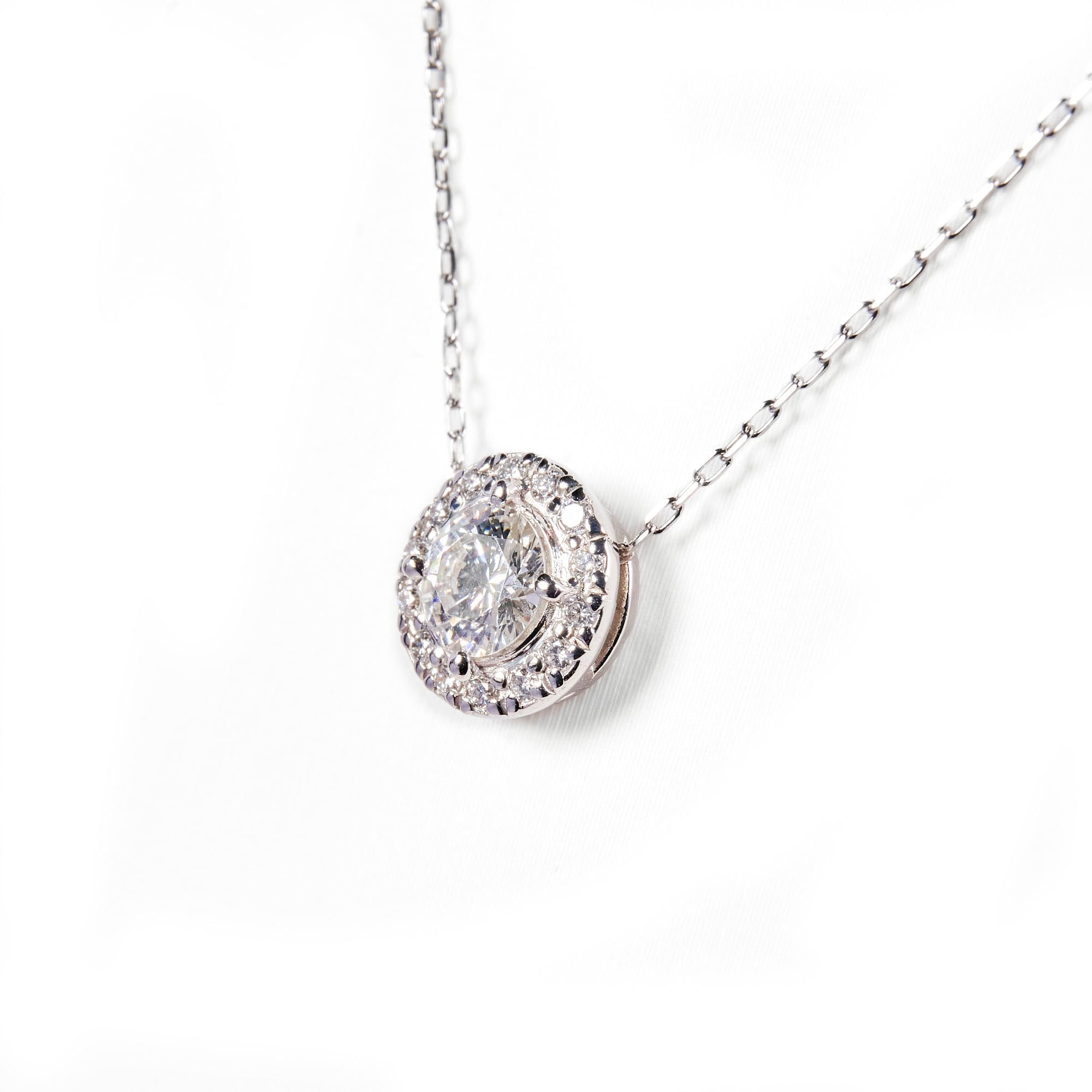 RO中石0.3ct-VS細取巻きダイヤモンドネックレス #2｜A Jewelry Box 公式通販サイト