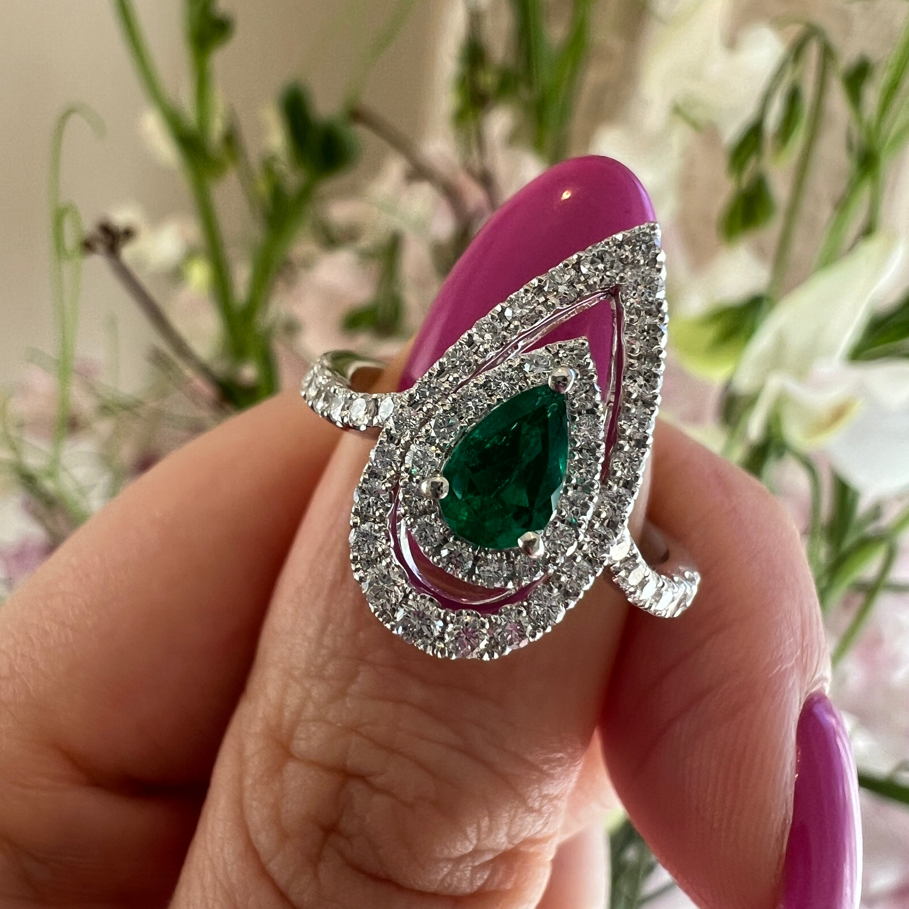ブランシェ　PS エメラルド リング｜A Jewelry Box 公式通販サイト