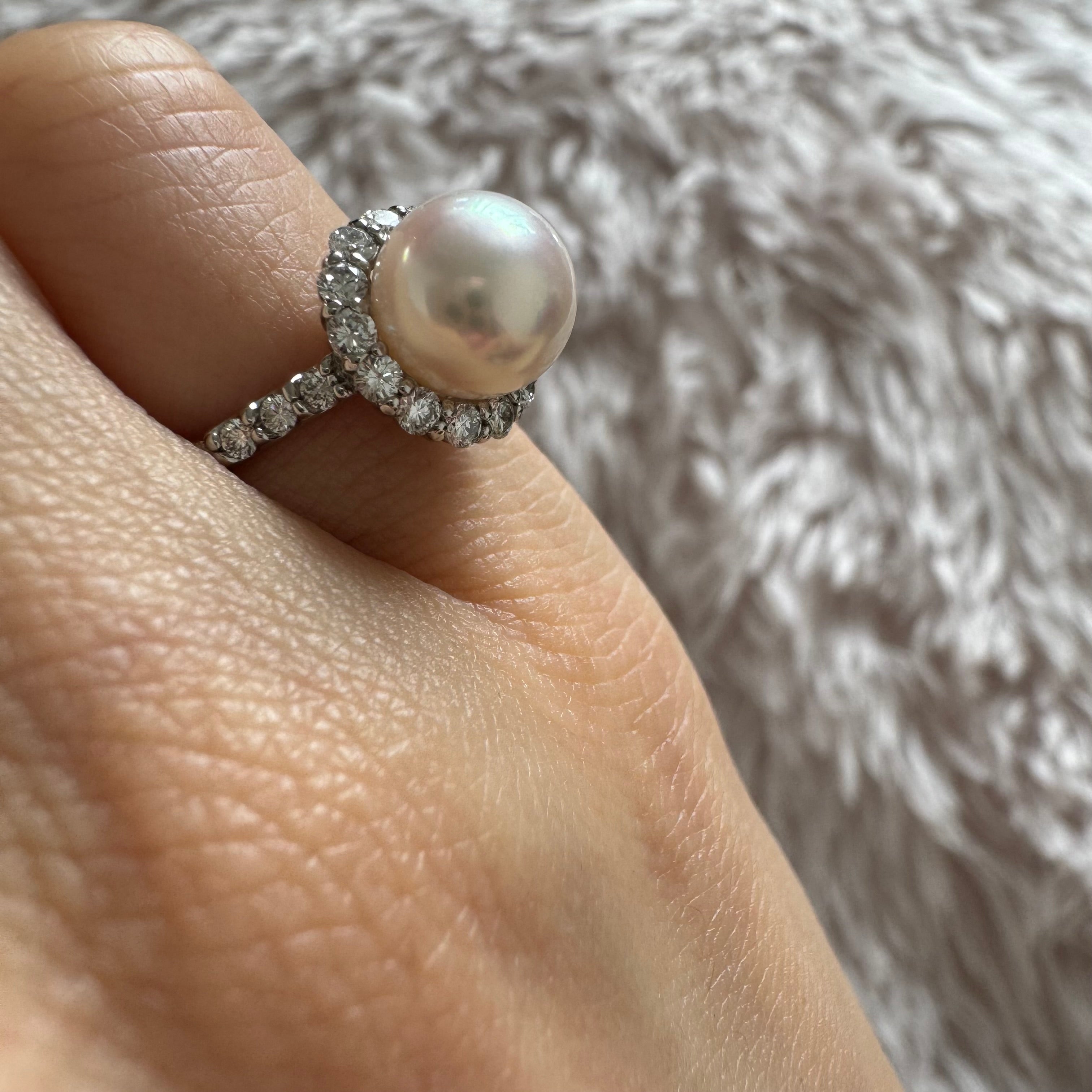 ［キャサリン妃巻き］リング あこや真珠8mm｜A Jewelry Box 公式通販サイト